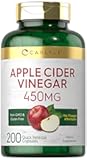 Apple Cider Vinegar Capsules | 450mg | 200 Pills | Non-GMO, Gluten Free Supplement