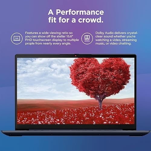 Miniatura 2 de Lenovo IdeaPad - Laptop con pantalla táctil FHD de 15.6 pulgadas, procesador Intel Core i5-1155G7 de cuatro núcleos (Beats i7-1065G7), gráficos