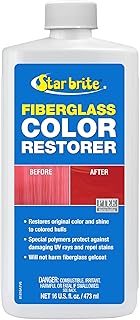 STAR BRITE Fiberglass Color Restorer - Specially Formulated for Colored Boat Hulls - Renew, Shine & Protect -16 OZ (081816PW)