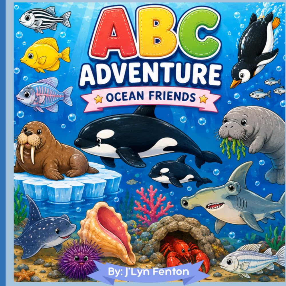ABC Adventures: Ocean Friends: An Ocean Animal Alphabet Coloring Adventure for Preschool and Kindergarten