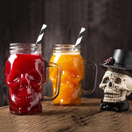 Vista 6 de ALINK 100 pajitas de papel a rayas blancas y negras, biodegradables desechables para Halloween, Navidad, cumpleaños, Año Nuevo, suministros de Rayas