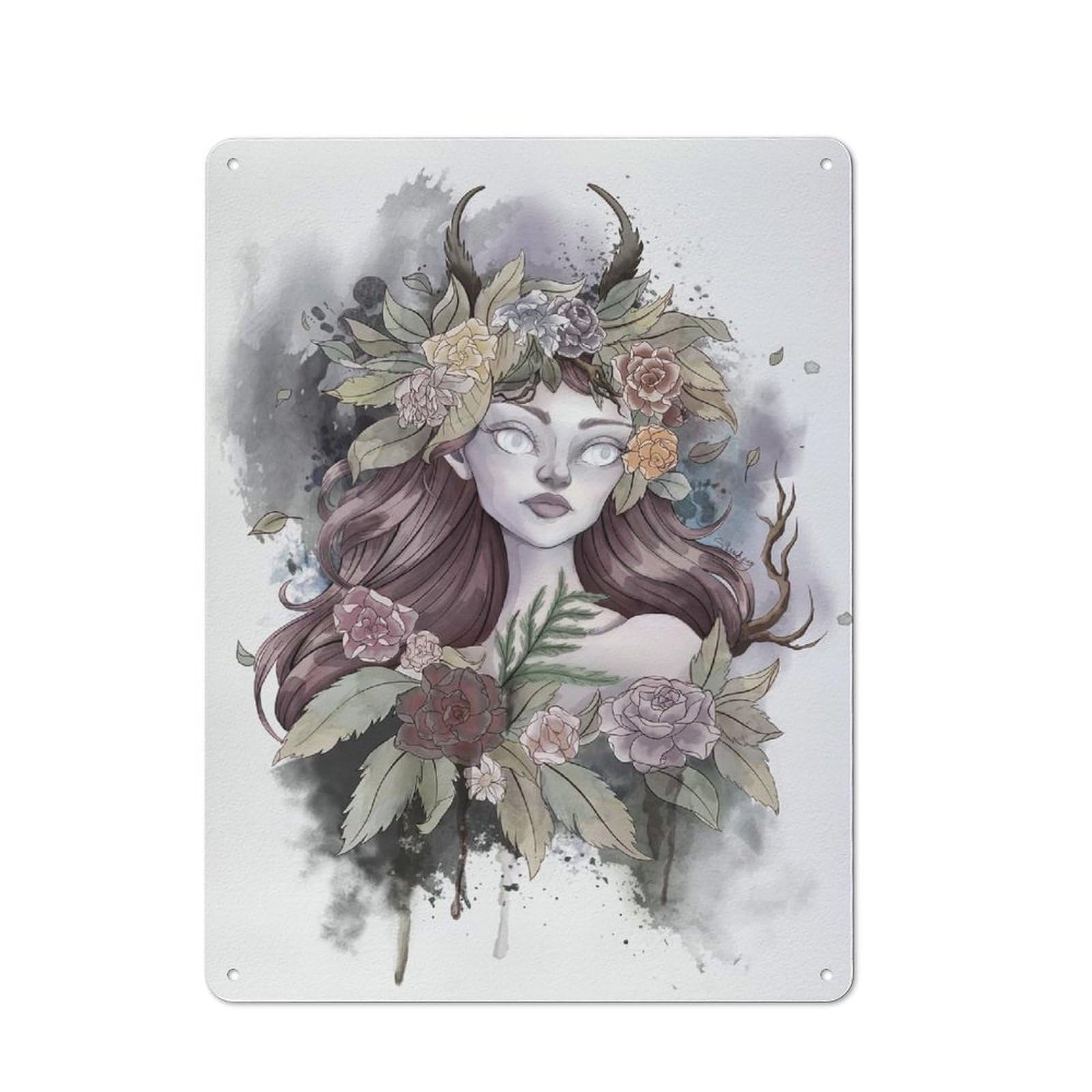 Junmoney Hel Tin Wall Plaque 40X30cm With For Home Office Or Studio, For Metal Sign Collectors, For Garage And Workshop Walls
