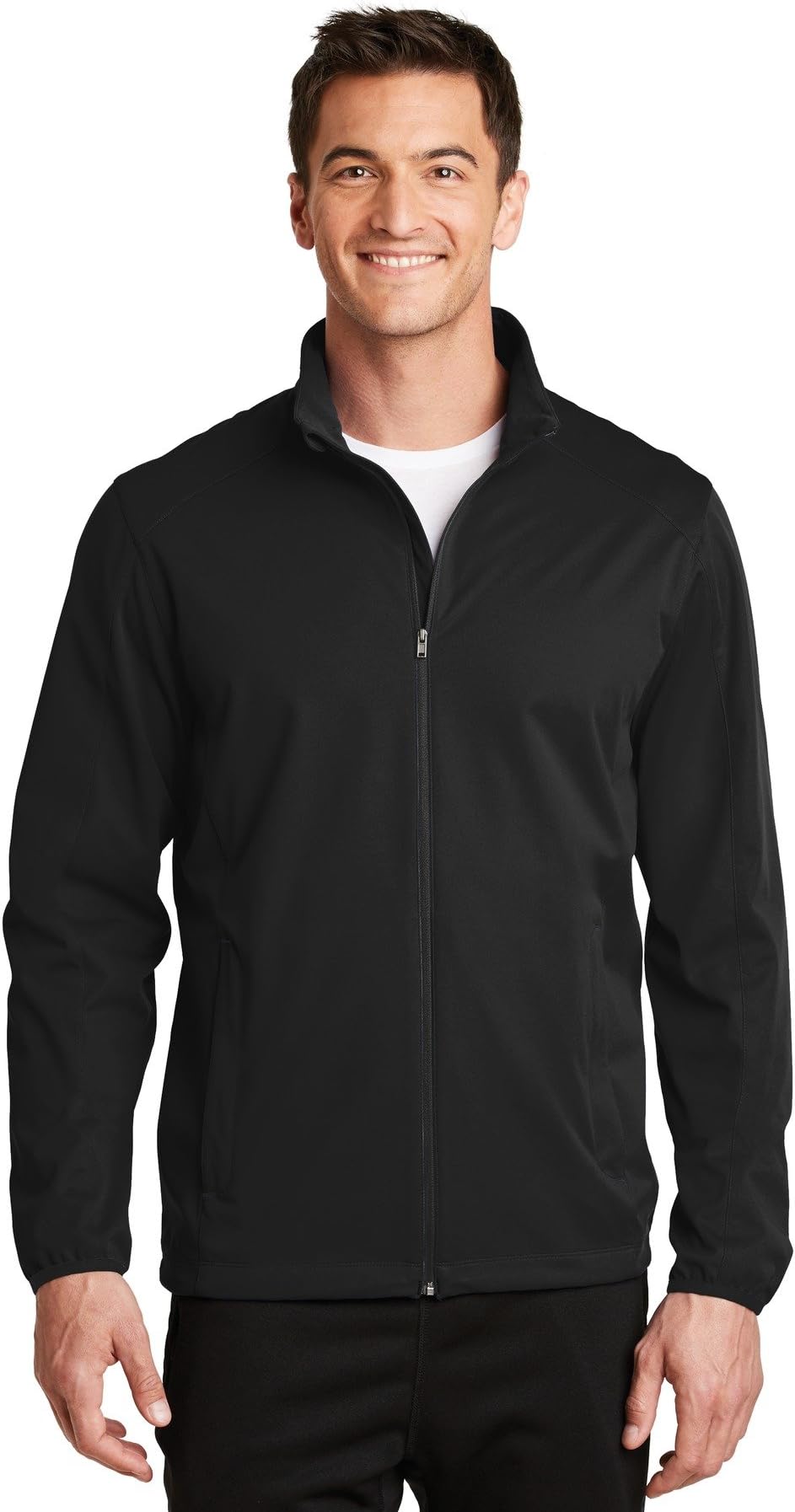 Active Soft Shell Jacket. J717, Deep Black, 4XL