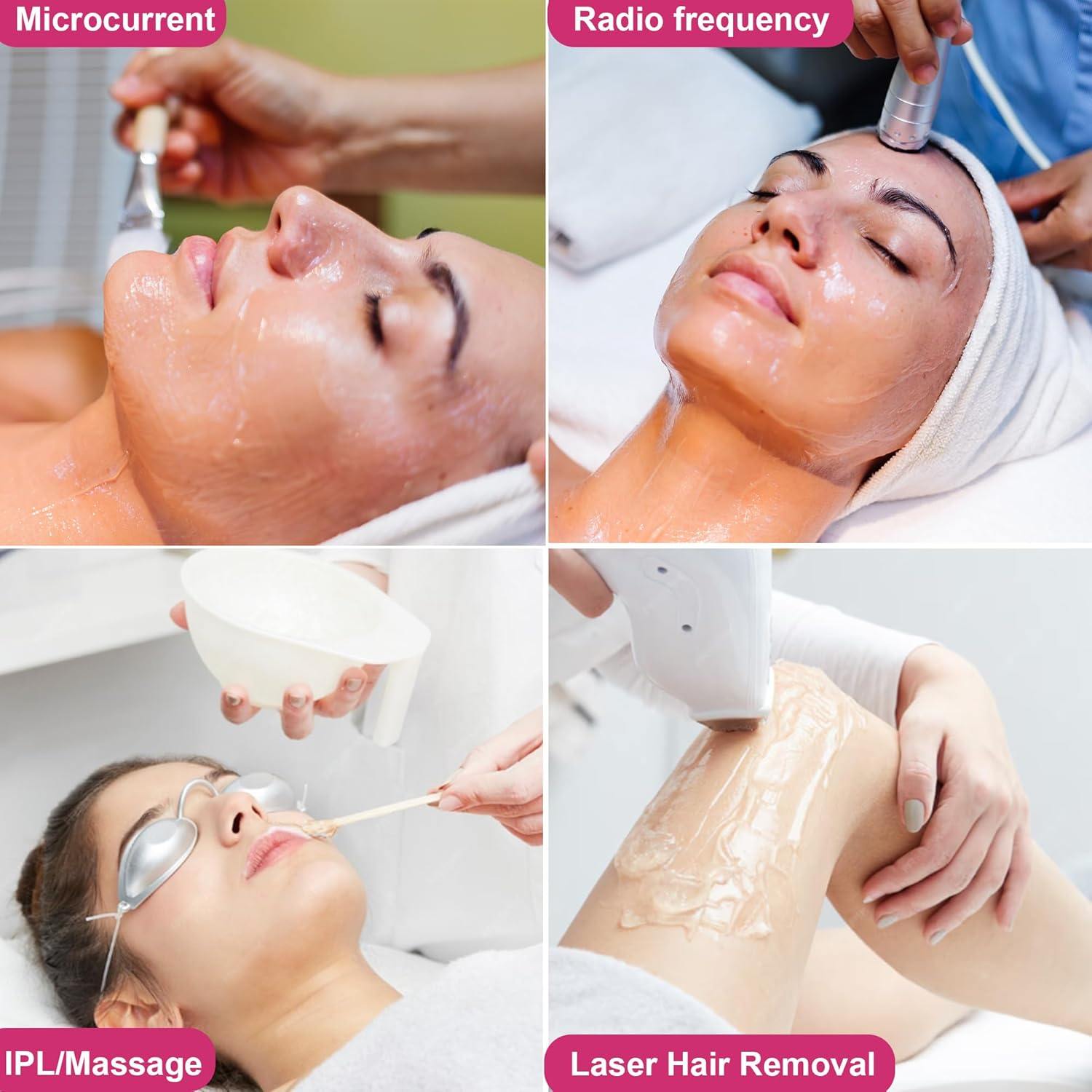 YMEYFAN 2.5L Large Conductive Gel for Microcurrent Facial Device, Radio Frequency Laser Hair Removal Cooling Gel, Sulfate & Phthalate-Free, Sodium Hyaluronate, Ceramide AP for Skin Soothing Hydrating