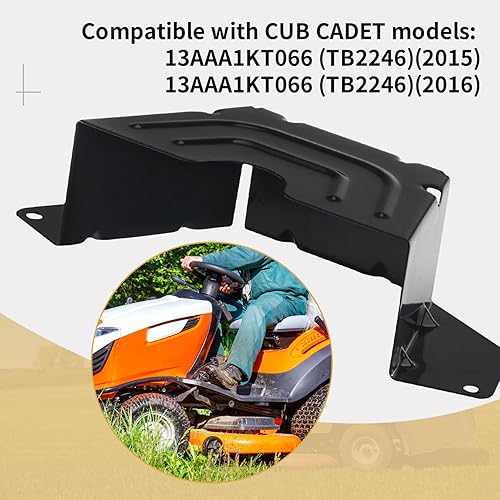 Miniatura 5 de BERPSE 783-08547-0637 Cubierta de cinturón de cubierta de 46 pulgadas compatible con MTD 13AAA1KT066 13AL78KT066 247203744, para Cub Cadet XT1-LT46,
