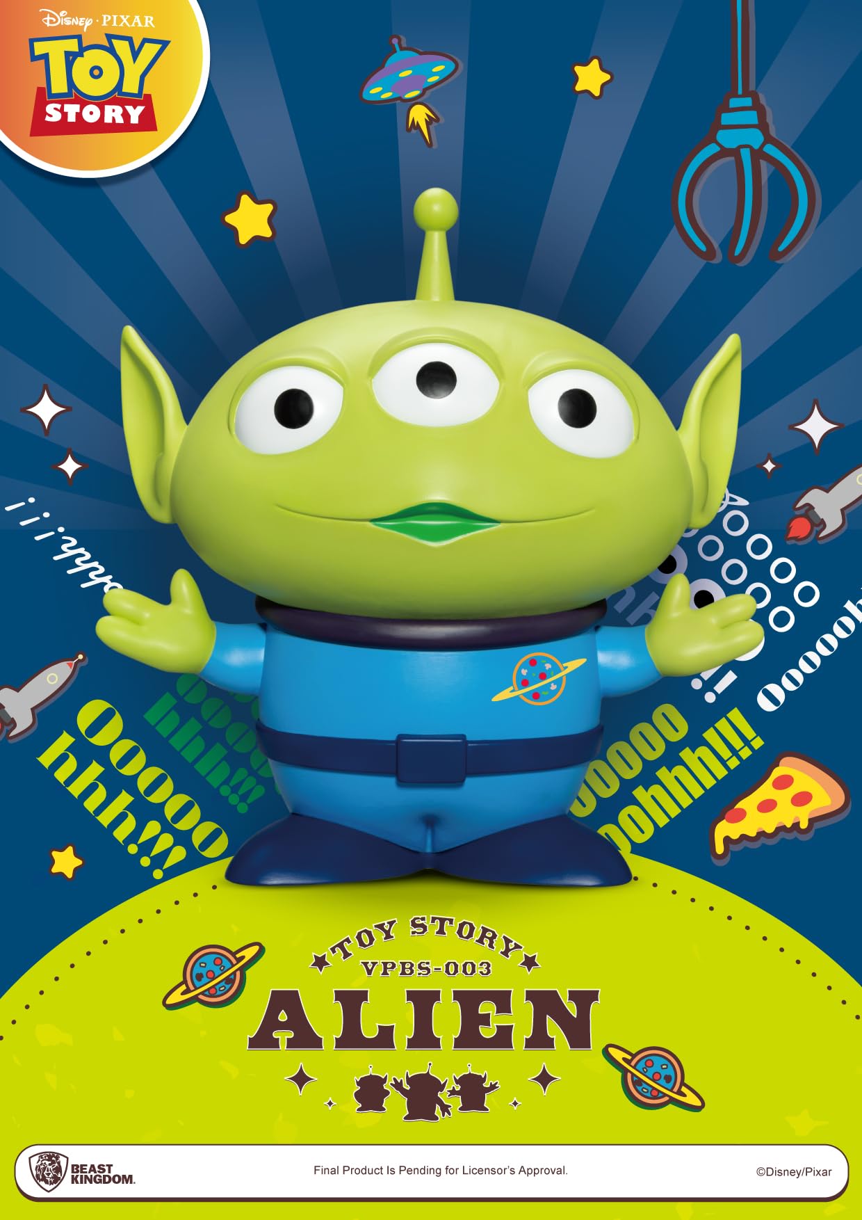 Amazon.com: Toy Story: Alien VPBS-003 Small Vinyl Piggy Bank