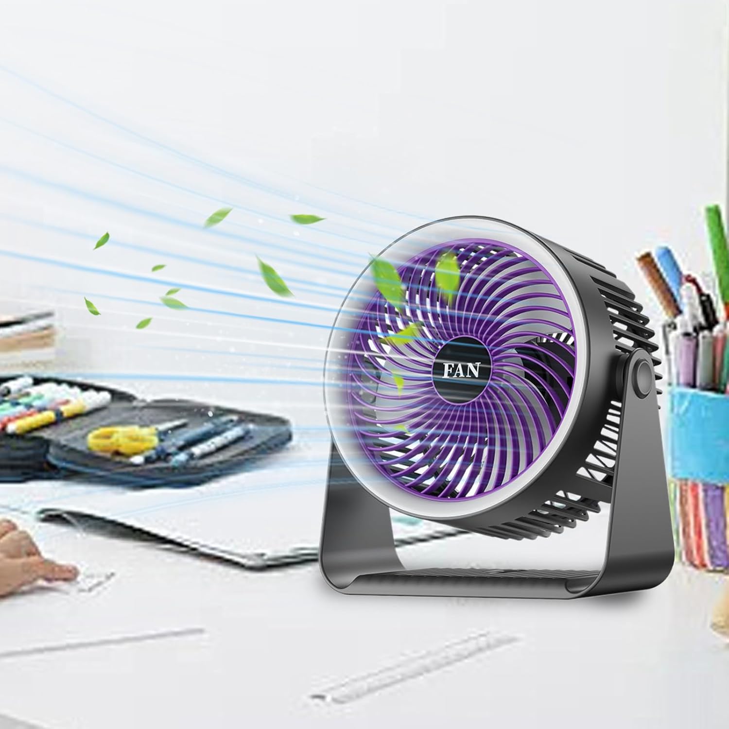 Ventilador RGB Led USB 3 Aspas 4 71Tq4 F6ACL. AC SL1500