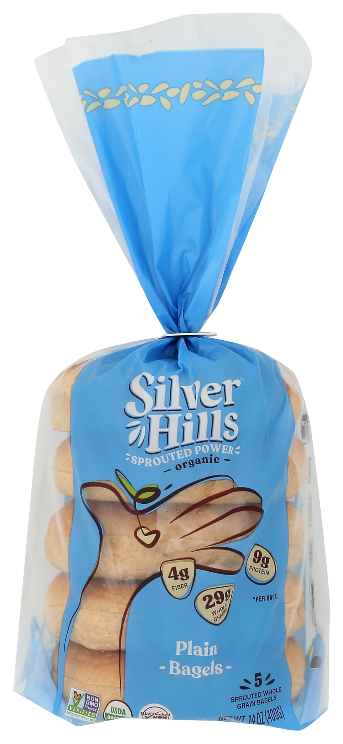 SILVER HILLS BAKERY Organic Sprouted Power Bagels, 14 OZ