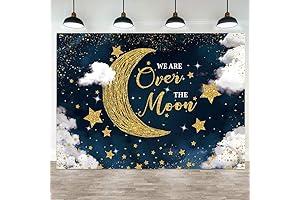 Hilioens 7x5ft Over the Moon Backdrop
