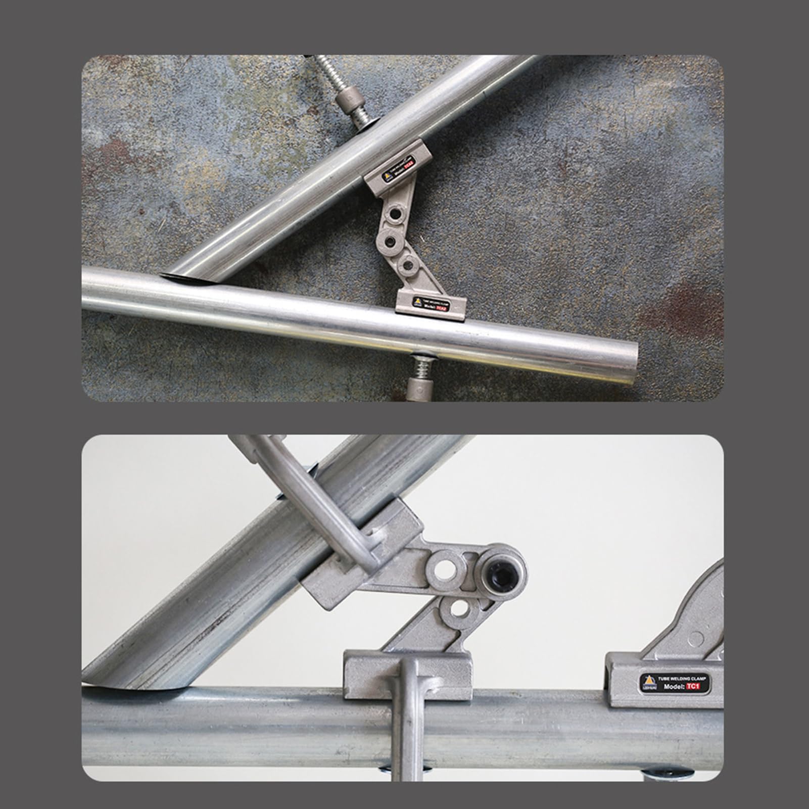 Équerre de Serrage | Étau de Positionnement à Angle Droit,Gabarit Réglable en Aluminium pour Soudure Ébénisterie Menuiserie Cadrage Tubes Métalliques Projets Bois