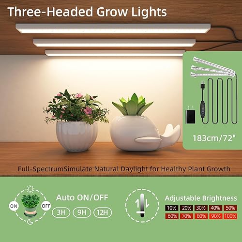 Miniatura 3 de Soporte para plantas de interior con luz de crecimiento, soporte para plantas de interior de 8 niveles, estante de flores para plantas de 58