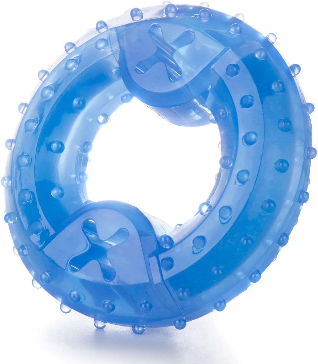ZNOKA Pet Products Arctic Freeze Fetch Food Cooling Teether Chew Toy (Ring)