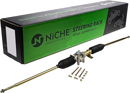 NICHE Caja de engranajes de dirección Rack y piñón para Polaris RZR XP 4 900 1823706 2011-2014