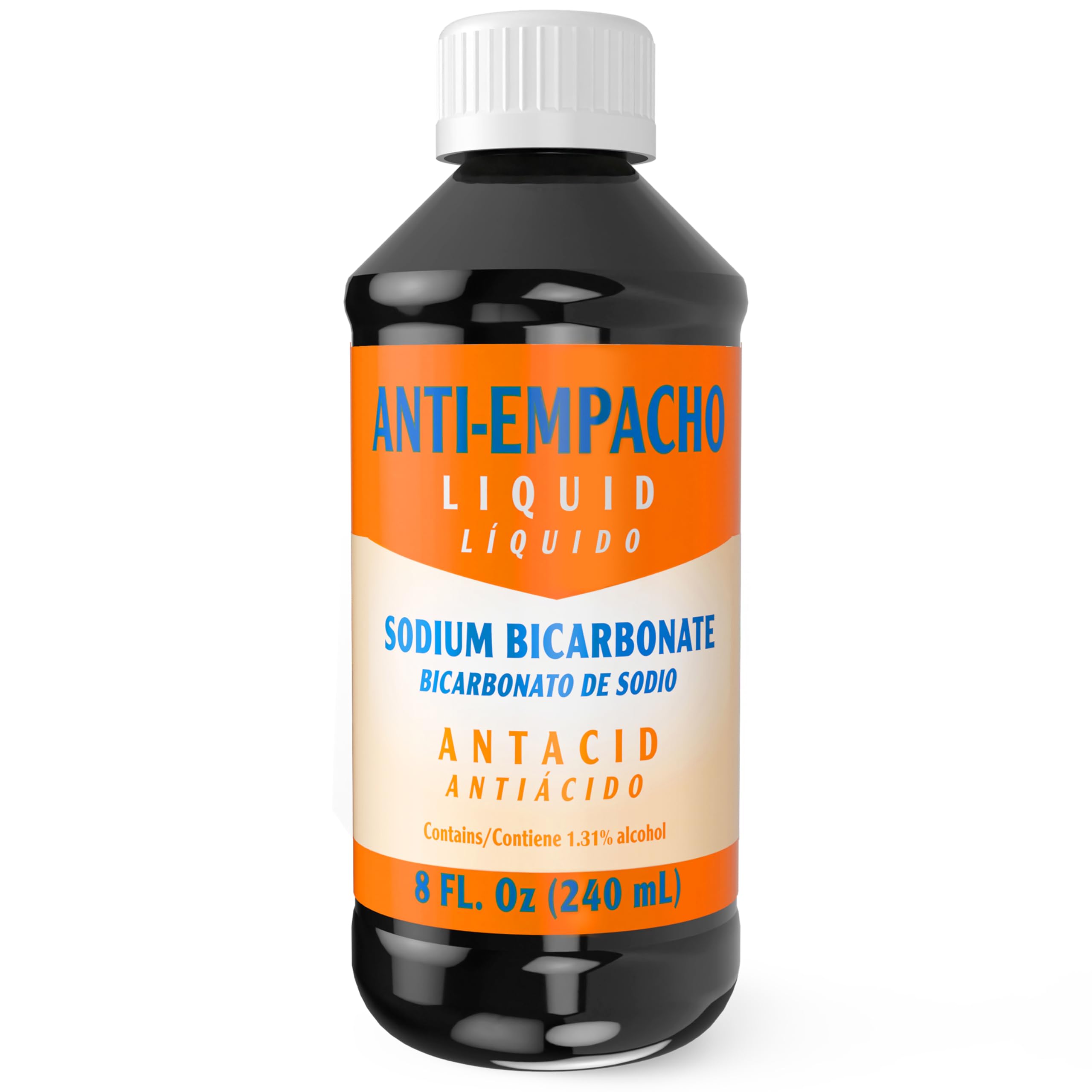 ANTI-EMPACHO Stomach Relief Liquid - Heartburn Medicine with Sodium Bicarbonate for Digestive Health, Over-the-Counter Medication, Antiacid Solution,