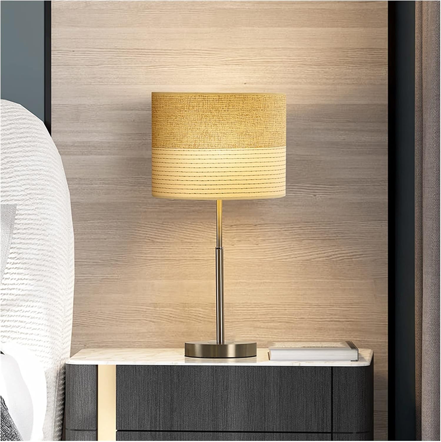 SUNESA Bedside Lamp Night Light Bedside Table Lamp Dimmable Classic ...