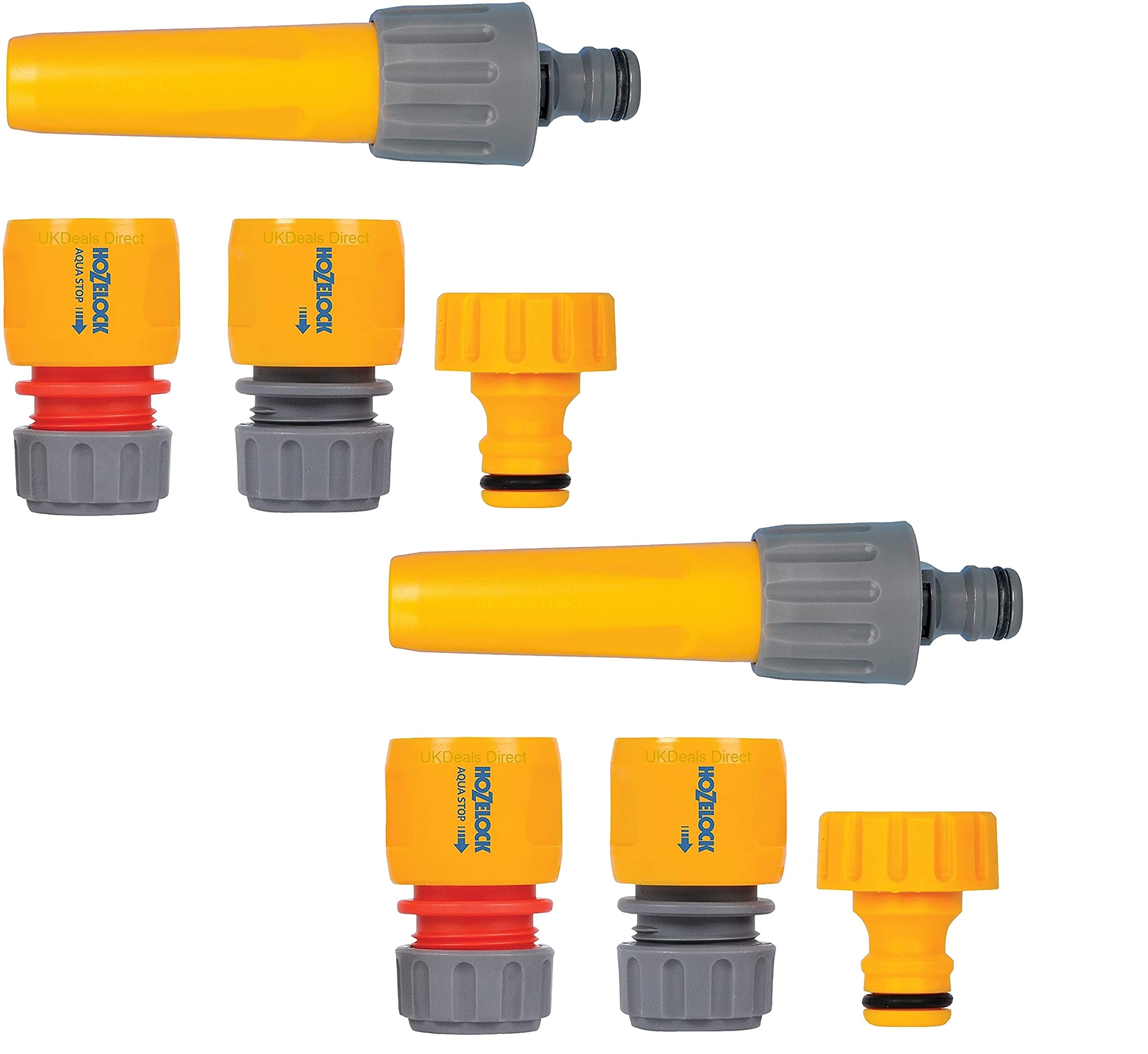 Hozelock Yellow 2 X 2352 Hose Fitting Starter Set