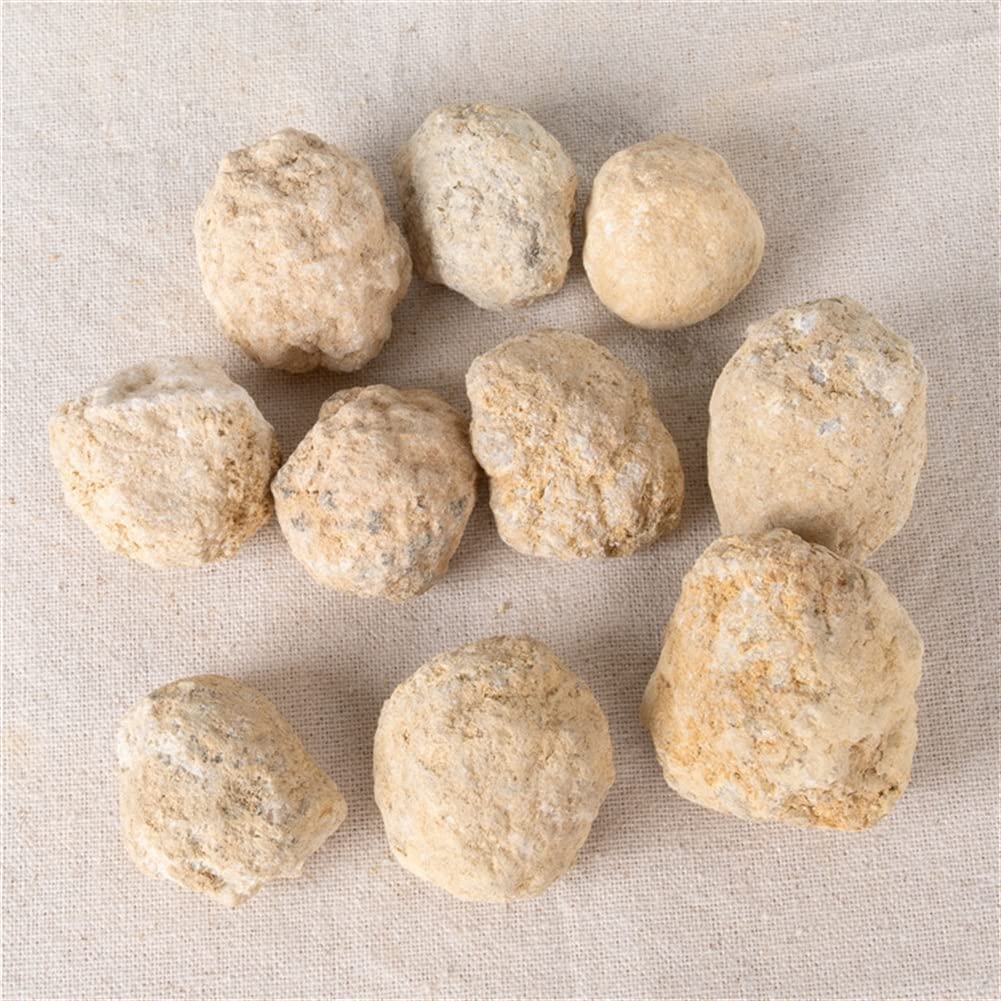 Crystal rough Crystal 1pcs Agate Irregular Geode Agate Crystals Complete Hollow Stone Specimen White Crystal Cavity Fun Cutting Stone Crafts Suitable for Home Office Decoration ( Color : Light Green )