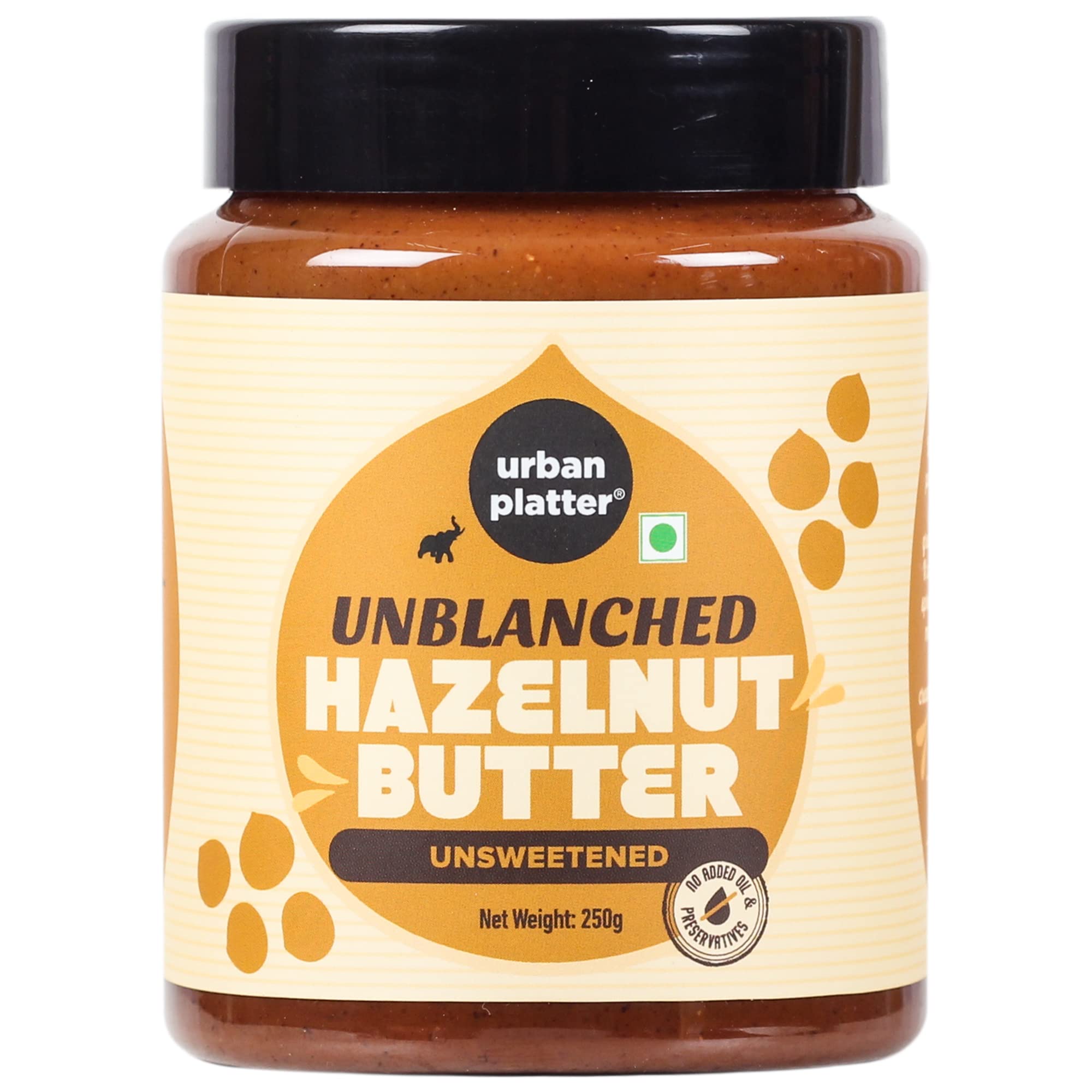 Urban Platter Unblanched Hazelnut Butter Unsweetened, 250 grams (B07SR57SDJ) Amazon Price History, Amazon Price Tracker