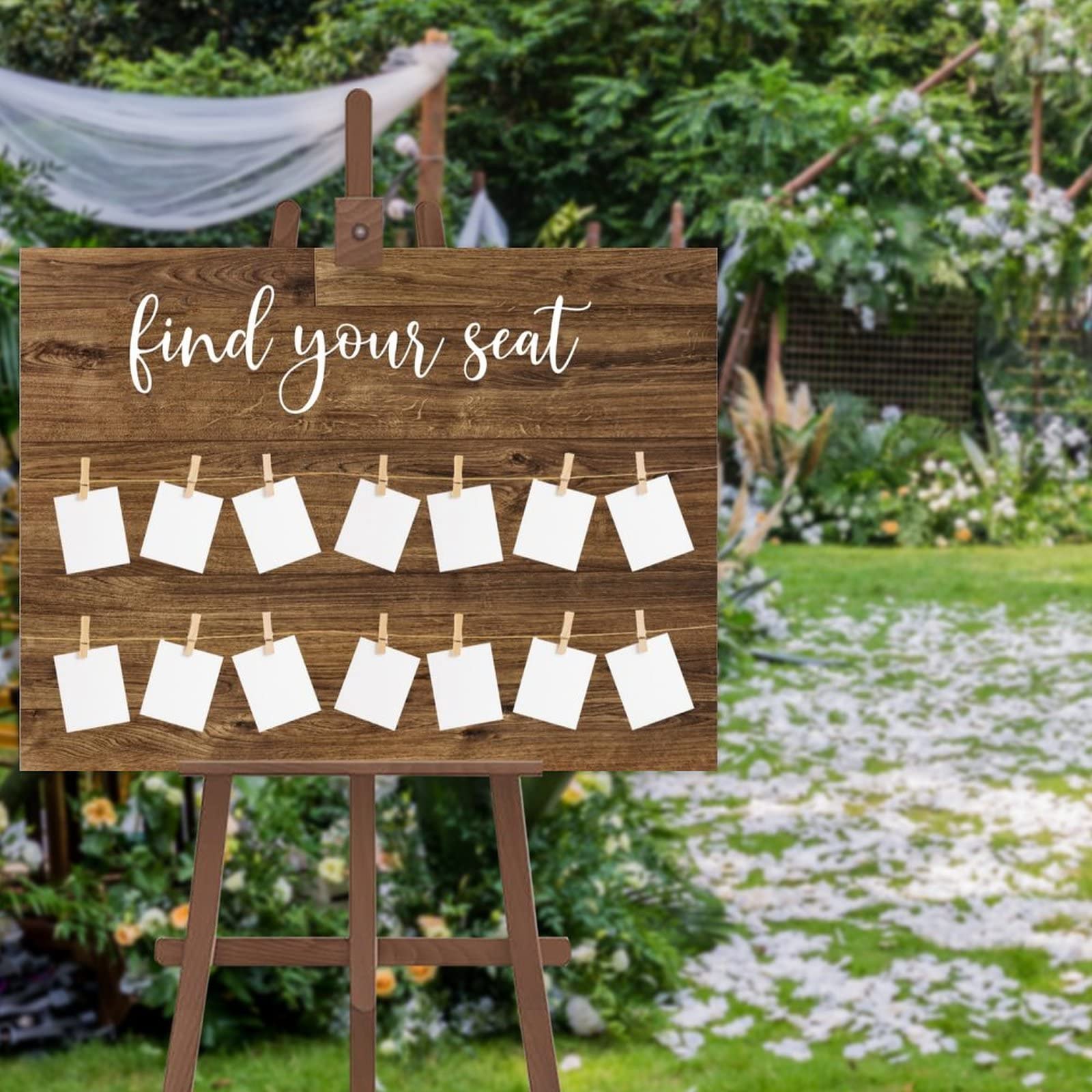 HAIDDLE Adesivo Scritta 'Find Your Seat' - Colore Oro, Per Decorazione