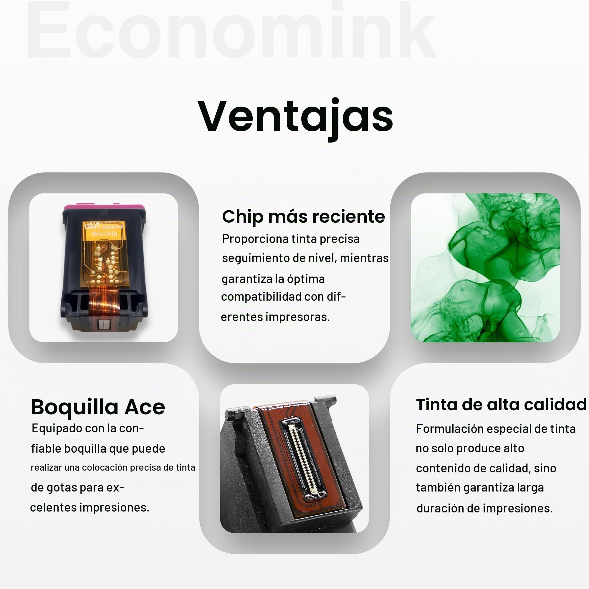 Cartuchos de Tinta PG-585XL / CL-586XL Multipack, Compatibles con Canon 585 586, Alta Capacidad hasta 2.260 Páginas, para PIXMA TS7650i, TS7640i, TS7740i, TS7750i