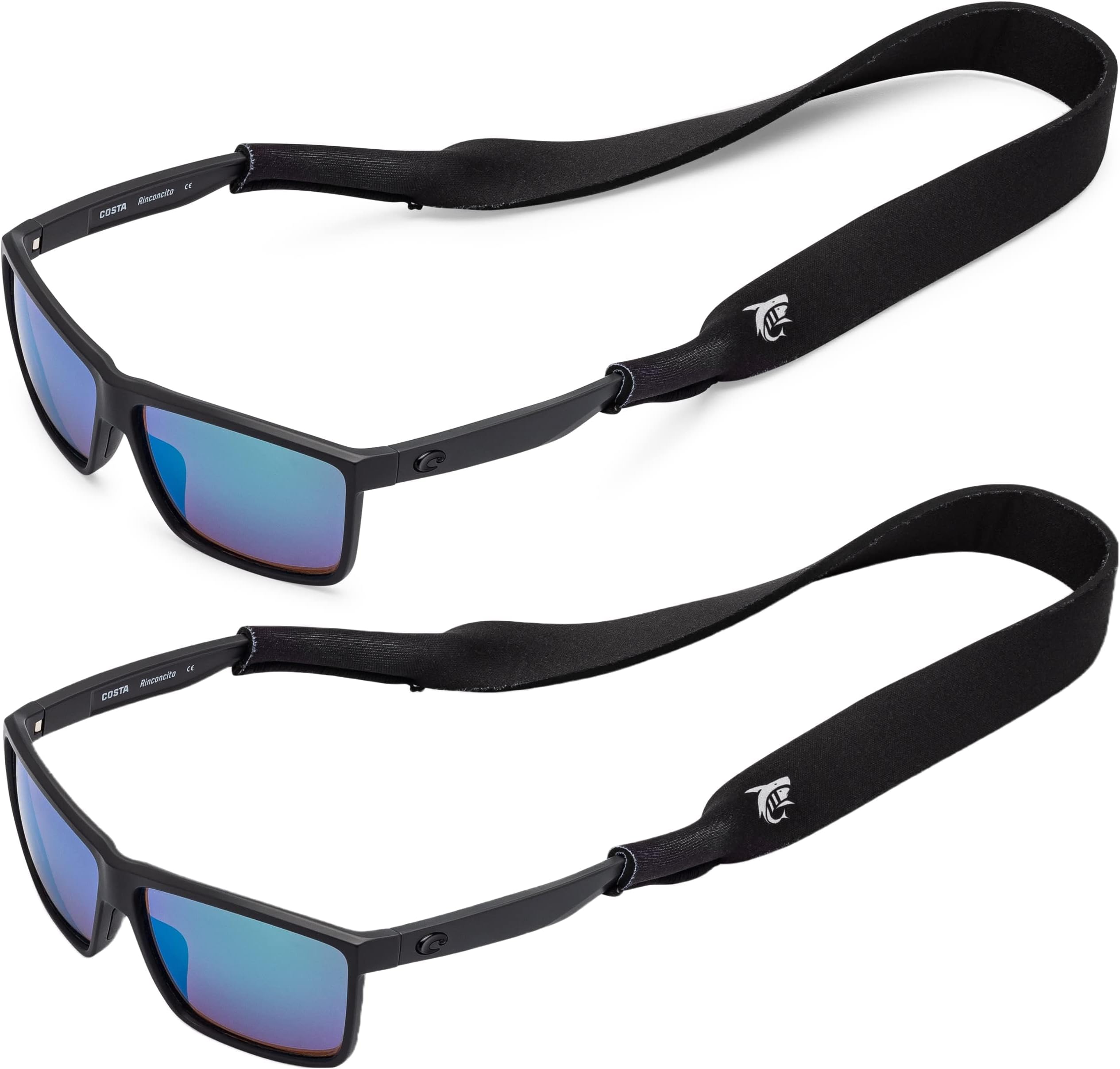 Pilotfish Neoprene Sunglasses Strap – Neoprene Eyewear Retainer, Secure Floating Sunglass Cord with Anti-Slip Ends