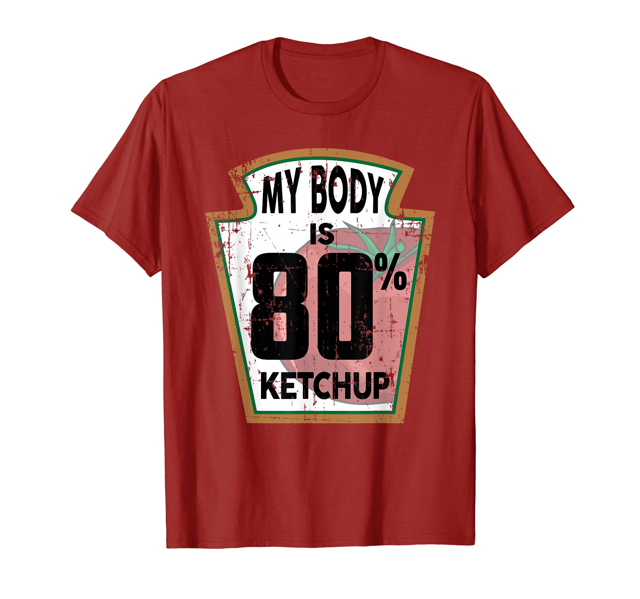 Ketchup and Mustard Costume For Men Women Kids Funny Ketchup Lover Themed Tomato Sauce Foodie Joke Gifts T-ShirtOEKO-TEX STANDARD 100