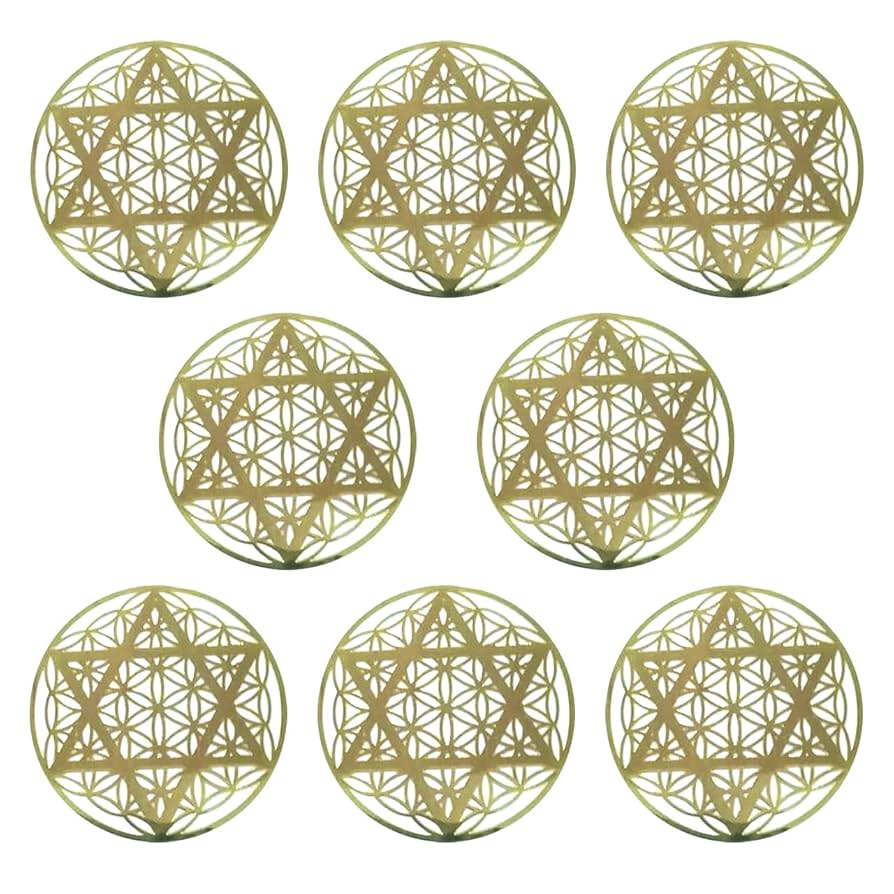 Amazon | フェリモア 金属製ステッカー 六芒星 ヘキサグラム