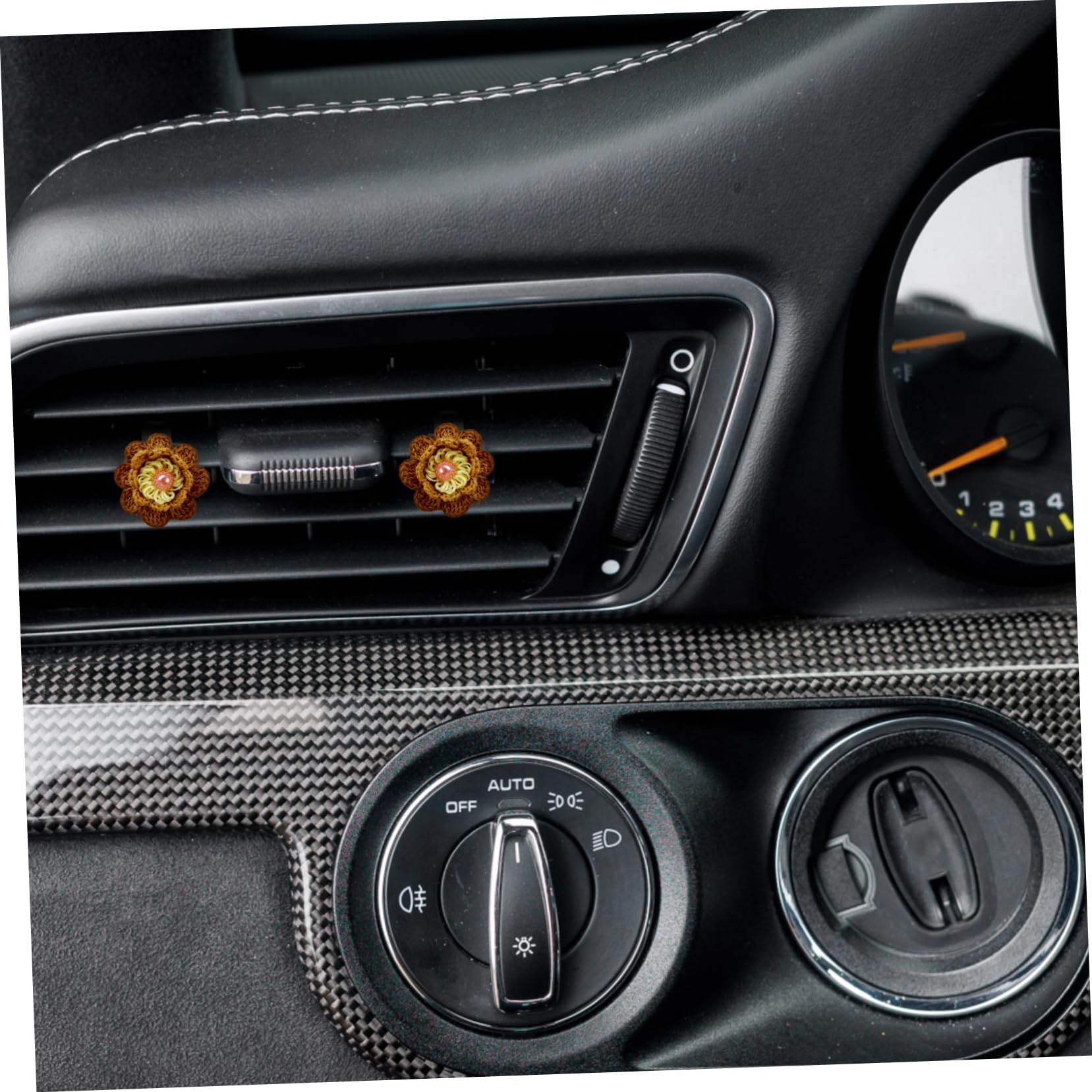 Kit Clip per Bocchetta di Ventilazione Auto Profumatore, Set 100 Pezzi, Metallo e Plastica, Decorazione Interna Fai da Te
