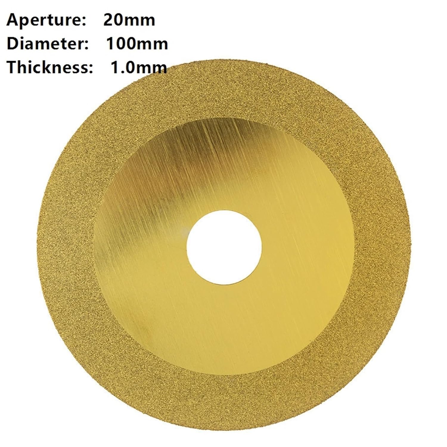 1-9pcs 100mm Diamond Cutting Disc for Glass Stone Jade, 20mm Hole, 0.8/1.0mm Thin Slice Wheel for Lapidary Craft