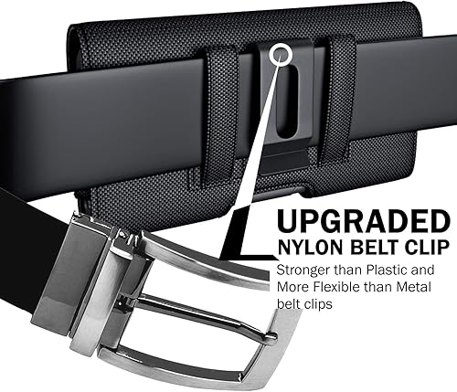 Miniatura 9 de DeBin Funda para Samsung Galaxy s25 s24 s23 s22 s21 s20 s10 s9 J7 J3 A01 A10e s10e J3V funda para cinturón de teléfono celular con clip, bolsa de