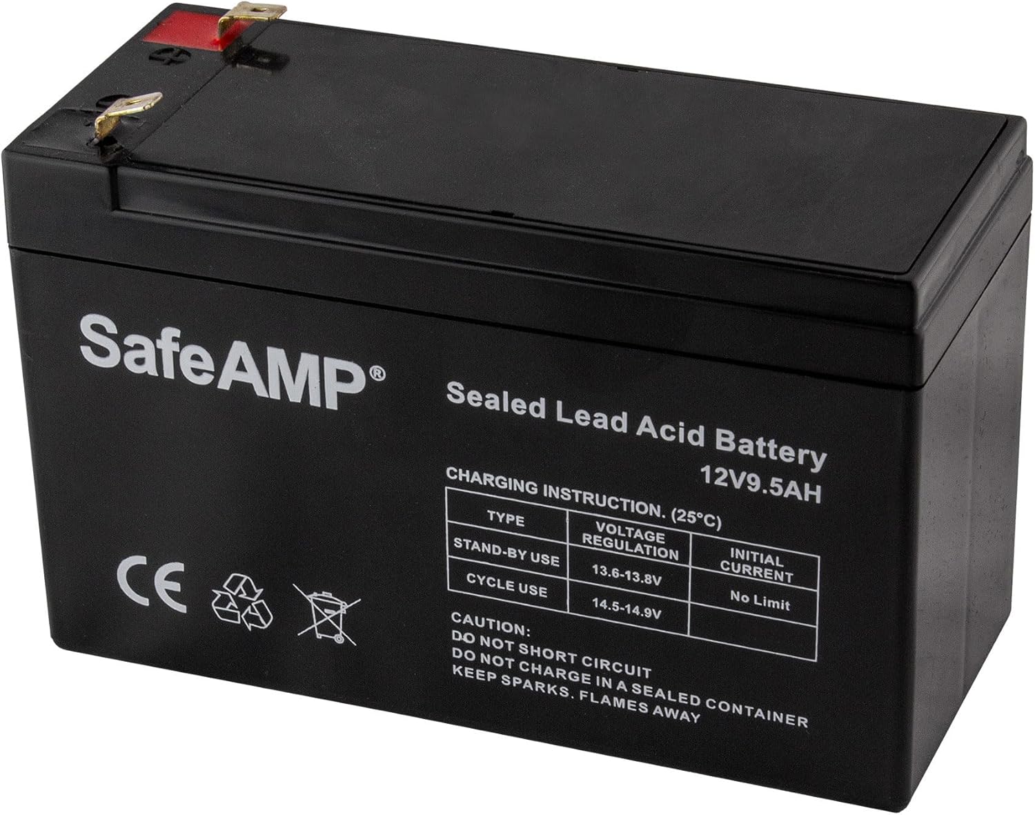RBC17 UPS Replacement Battery, 12V 9.5Ah, ONLY Compatible with Select APC UPS Models (E650G1, BE750G, BR700G, BE850M2, BE850G2, BX850M, BE650G, BN600, BN700MC, BN900M), 1 Pack