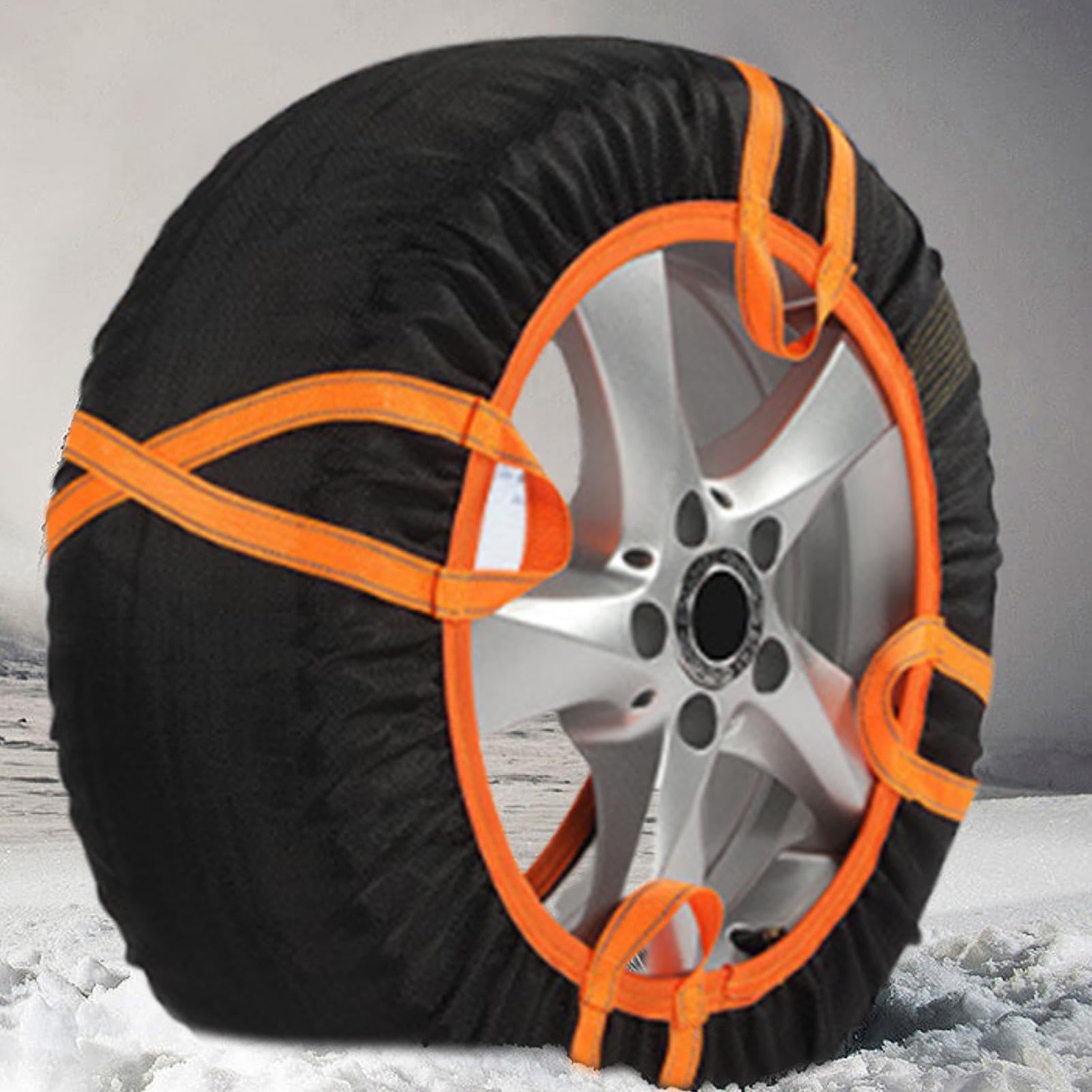 Chaussettes À Neige Pour Voiture Excellente Adhérence Résistant Aux Basses
