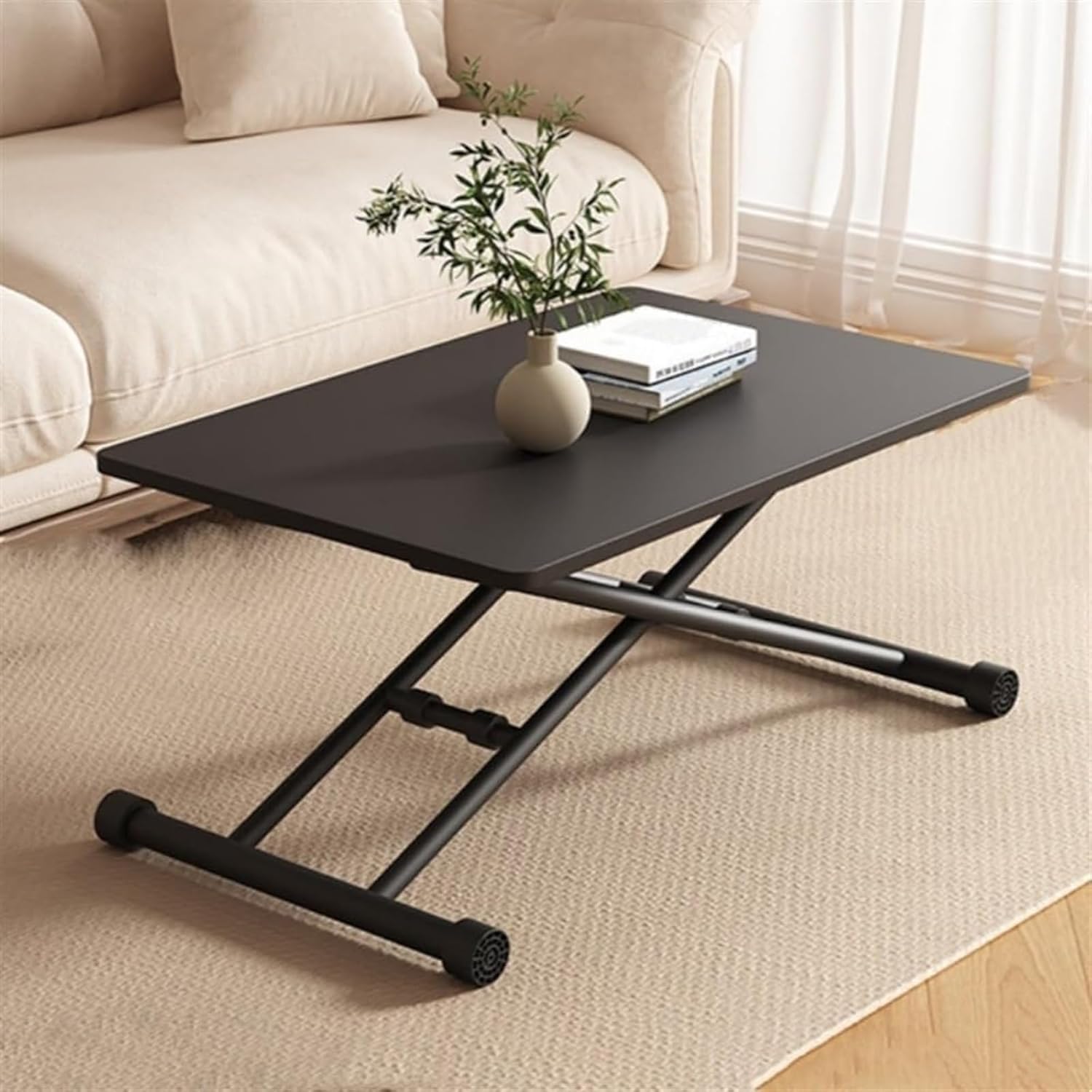 CGCSYZ Adjustable Height Standing Desk | Compact Sit-Stand Workspace | Multifunctional Lift Table | Modern Elevating Dining Table | Ergonomic Desk for Home Office (C 120cm)