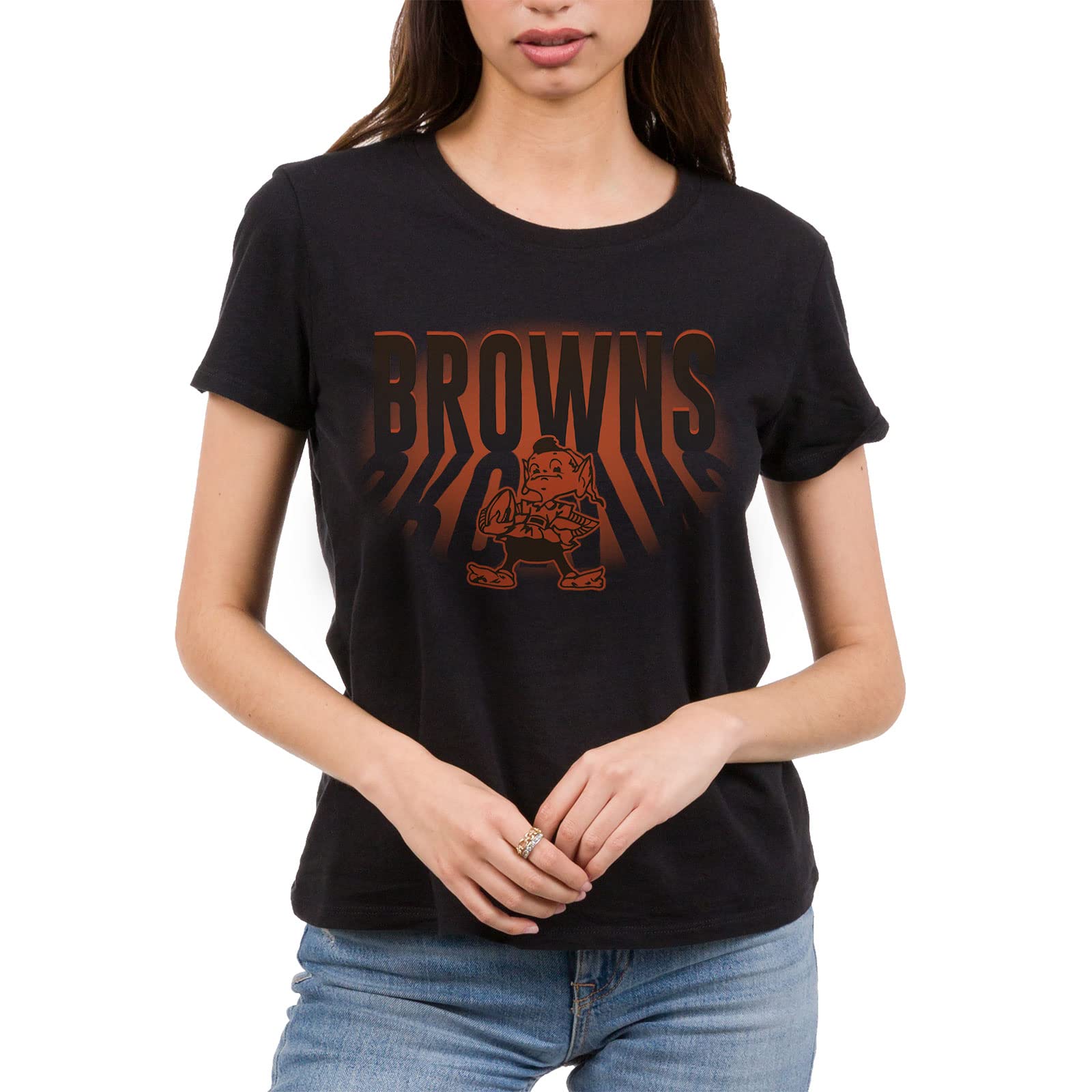 Junk Food Clothing x NFL - Women's Team Spotlight Short Sleeve Fan Shirt - Officially Licensed NFL Apparel