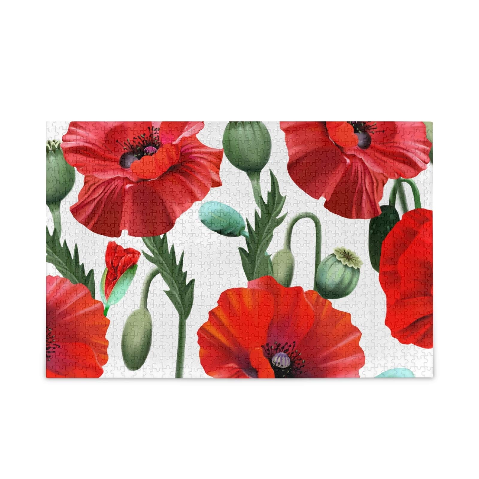 Amazon.com: Puzzle Games Petal Buds and Poppy Flowers Puzzles for Adults  500 Piece Jigsaw Puzzle Games Kids Family Puzzles Educational Educational  Fun Time Puzzle : Toys & Games