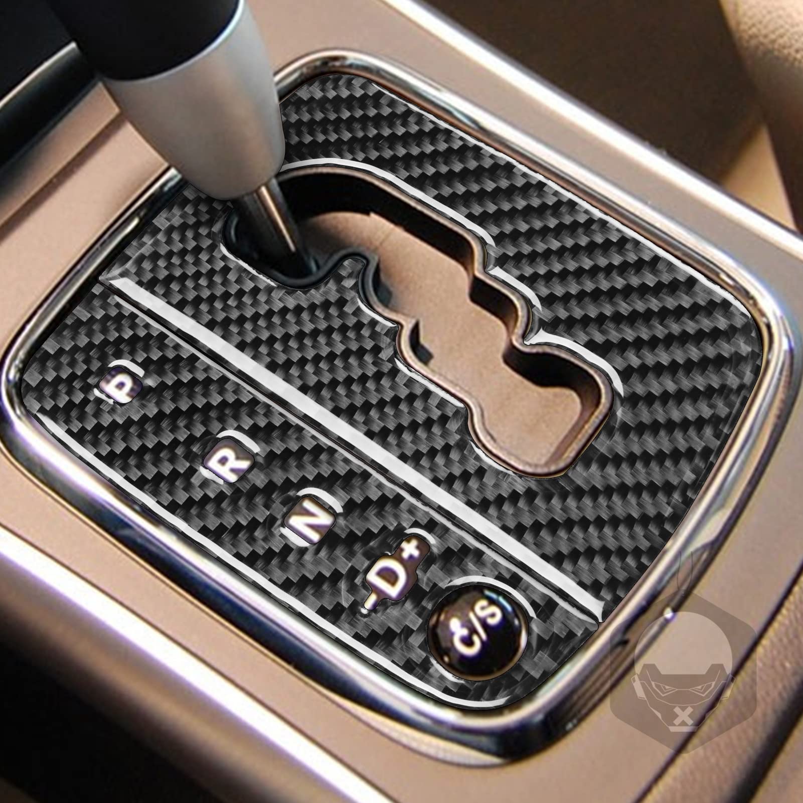 Copertura adesiva per telaio in fibra di carbonio, accessorio decorativo compatibile con Mercedes Benz Classe B W245 2005-2011 (classico, telaio del cruscotto del cambio 28)