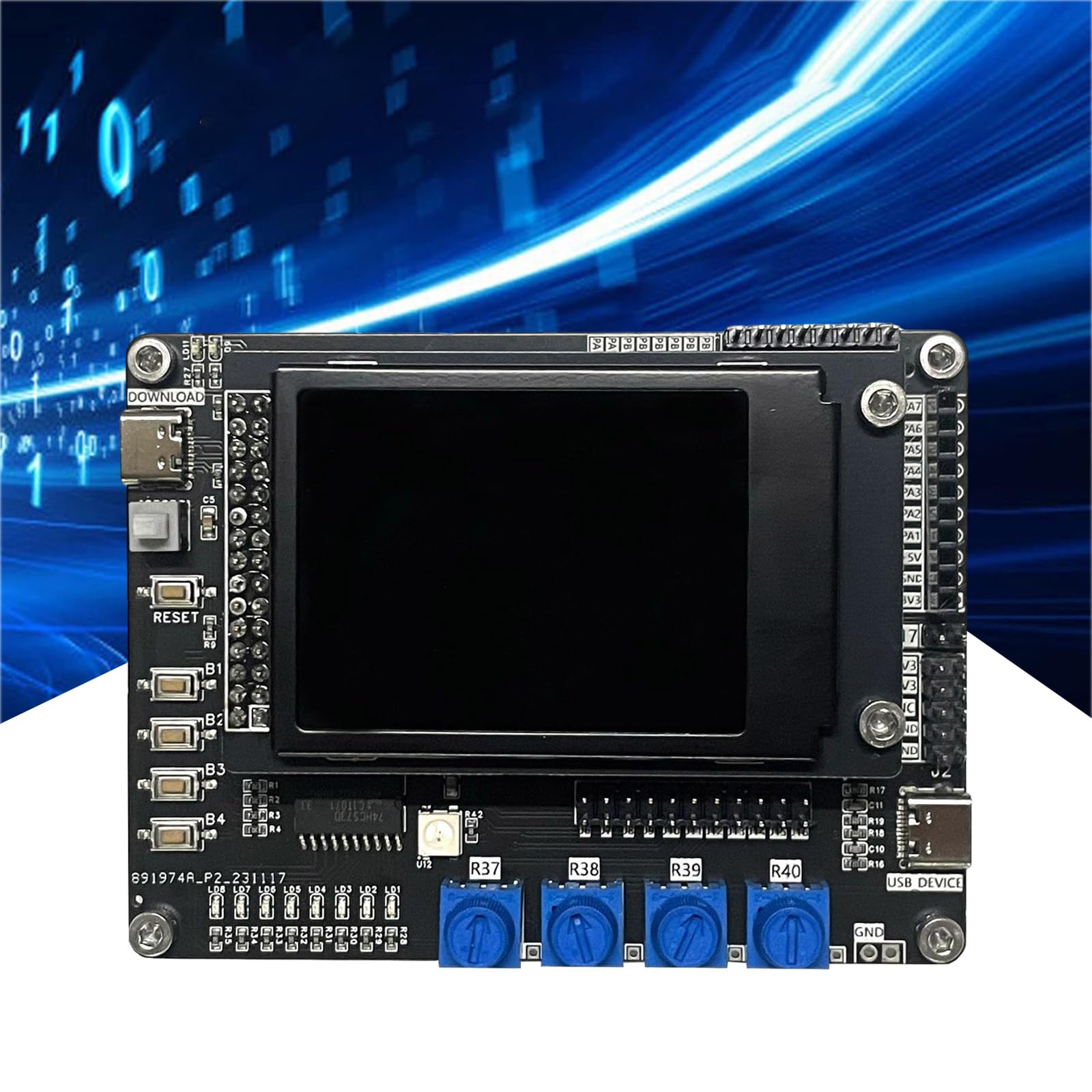 Scheda di sviluppo per Debugger Blue Bridge Cup DAPLINK, LCD da 2,4" e scheda debugger ad espansione extra