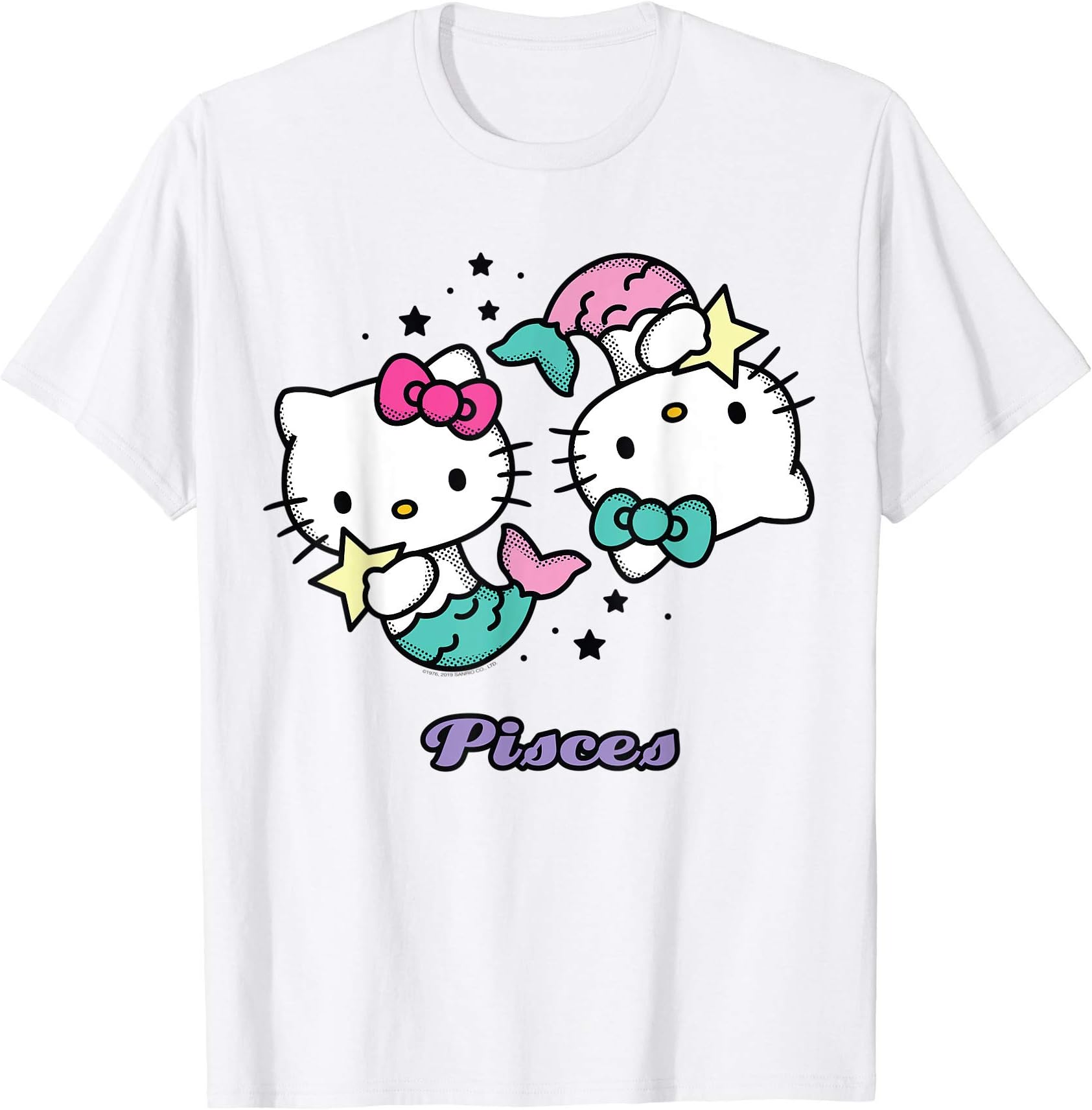 MademarkHello Kitty Zodiac Pisces Tee Shirt T-ShirtOEKO-TEX STANDARD 100