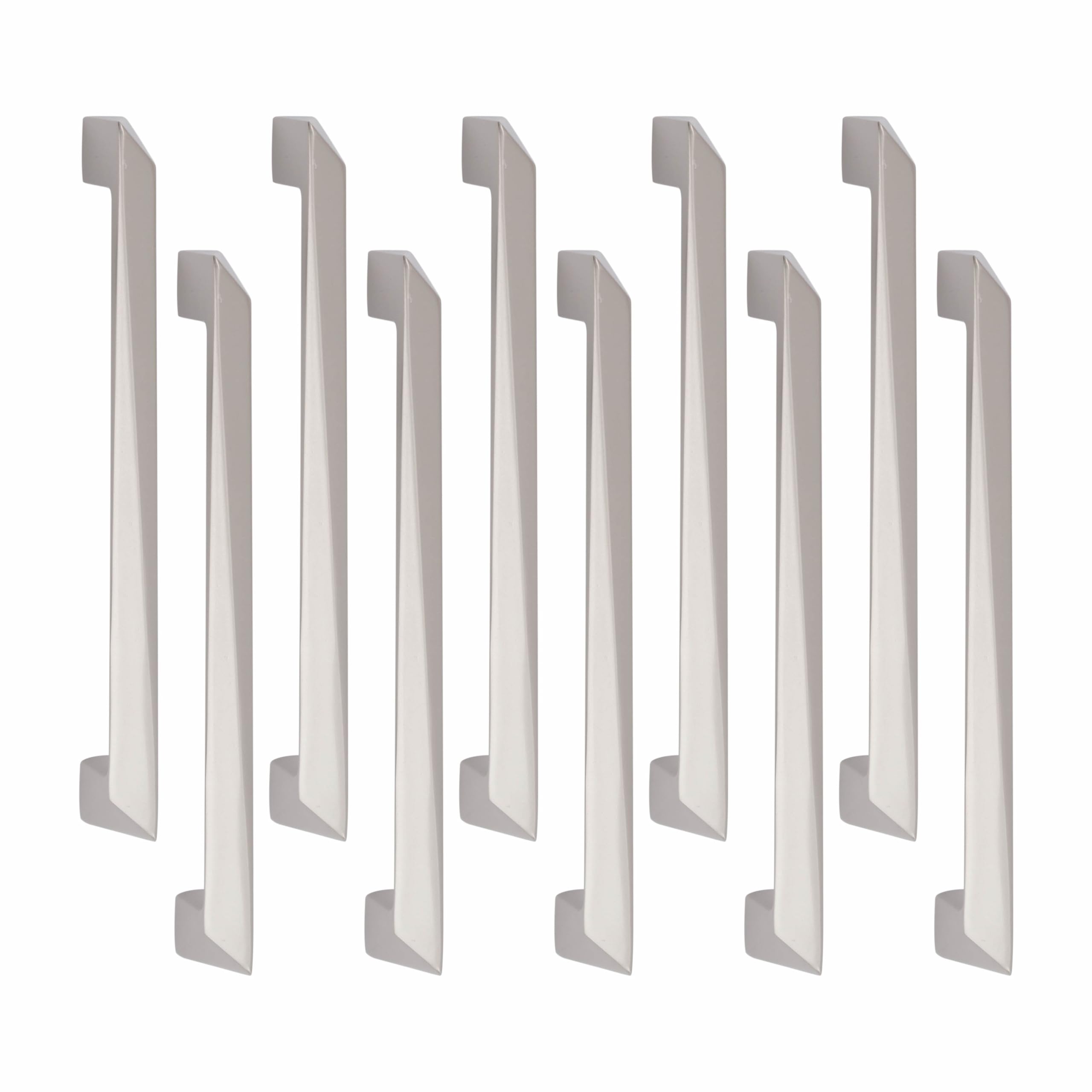 Atom 7.1 inches Zinc Cabinet Pull Handle | Silver Satin Finish | Office Wardrobe Furniture Kitchen Drawer Push Bar, 223, Pack of 10 (B09JRWF3D1) Amazon Price History, Amazon Price Tracker