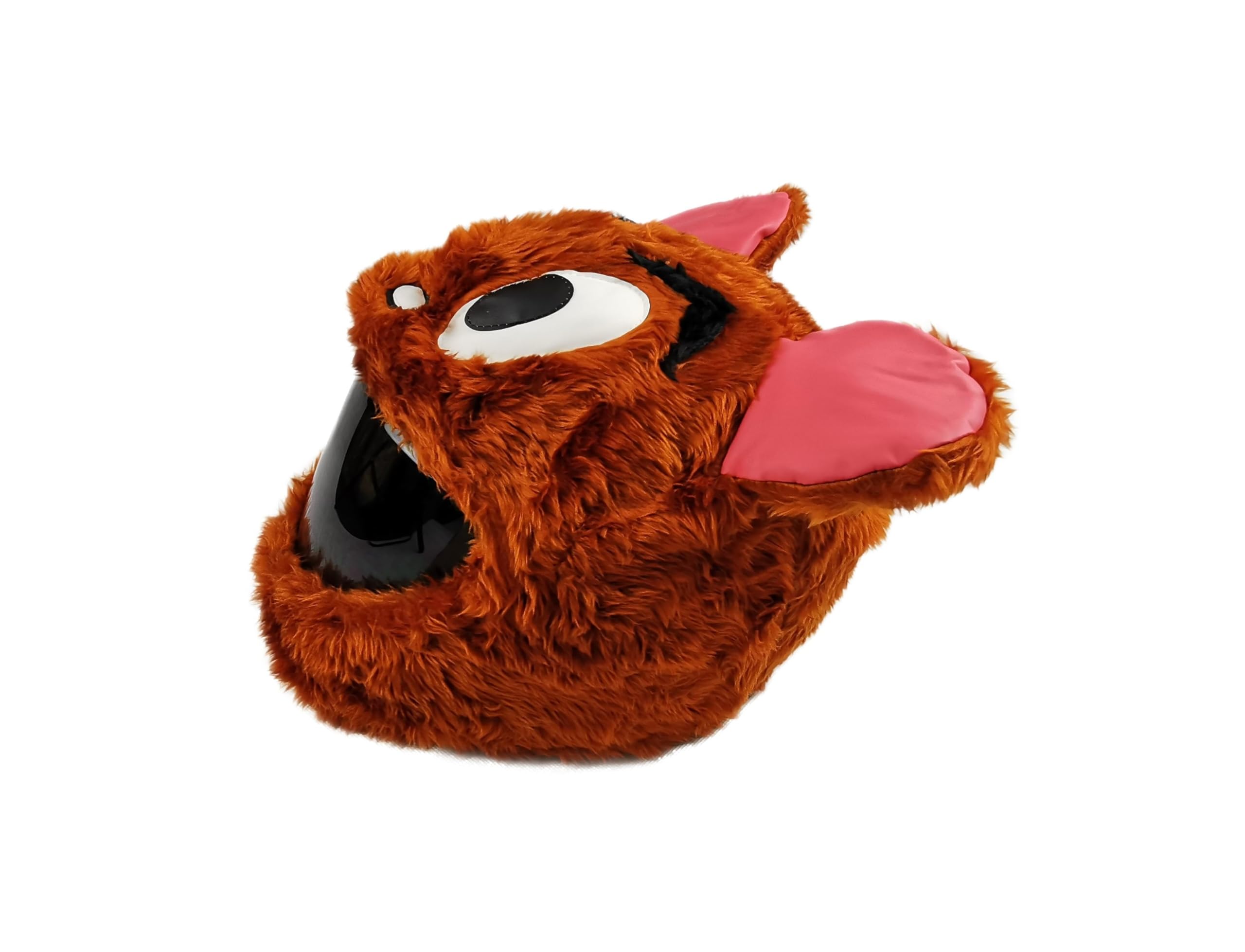 Housse Casque Moto Intégral Le Père Noël – Couvre-Casque Amusant Et Mignon En Peluche – Protection Anti-Rayures Et Poussière