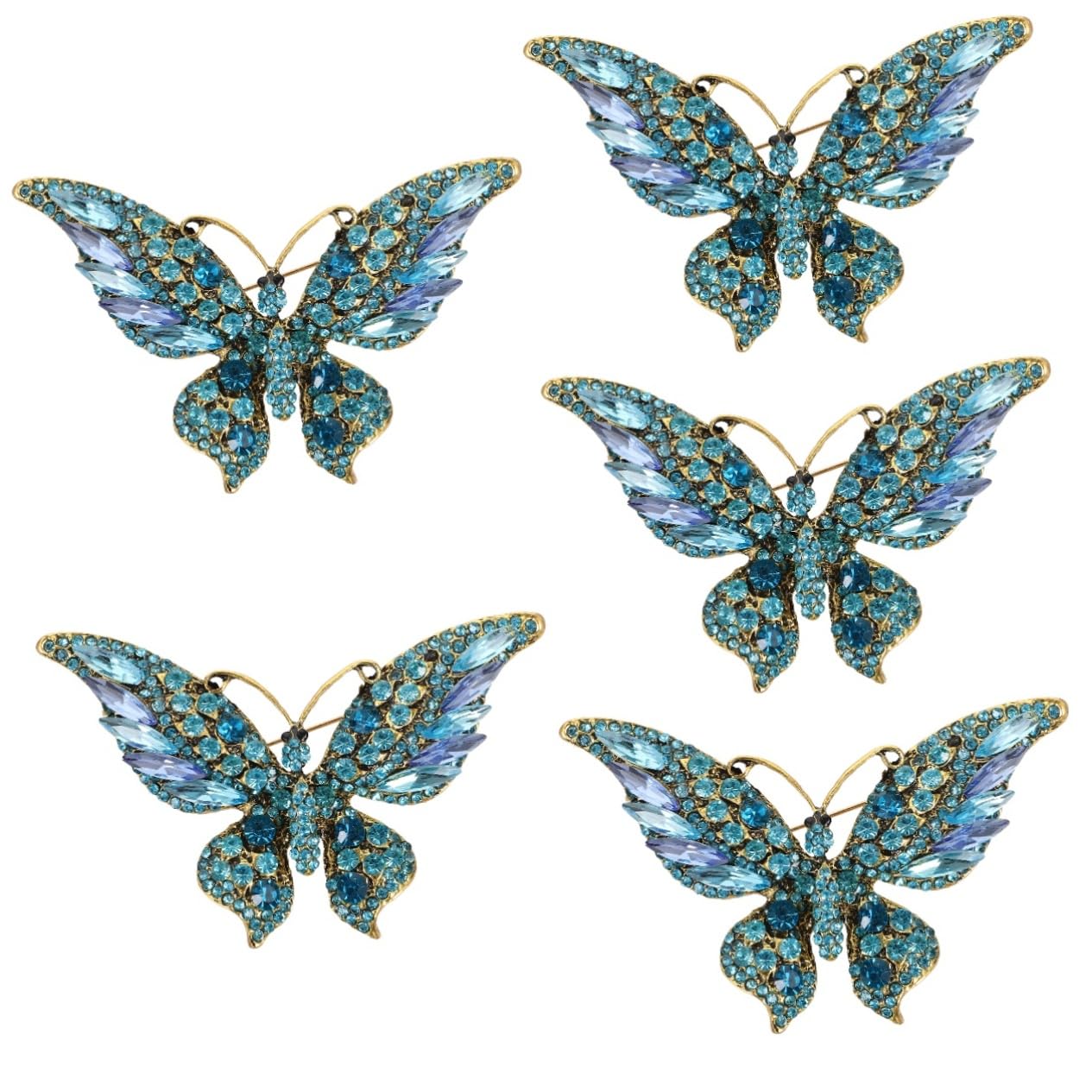 FOMIYES Spilla a Farfalla Carino Decorativo Donne Ragazze Pin Del Risvolto Pin Farfalla Spille Di Distintivo Della Farfalla Perni Spilla Da Scialle Lega
