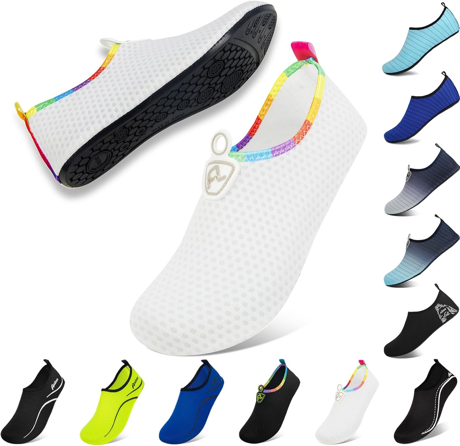 Tide Shoes ホワイト/アクア シューズ marine shoesの通販| OC