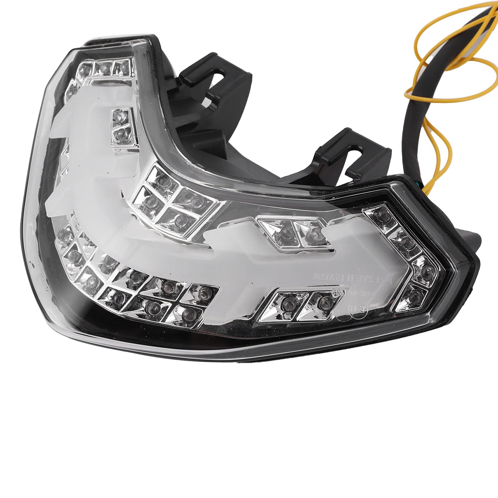 Fanale posteriore del motociclo Fanale posteriore della lampada Indicatori di direzione, gruppo fanale posteriore in plastica in PVC adatto per DUCATI Multistrada 1200/1200S 2010-2014