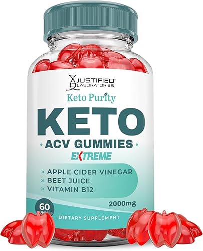 Keto Purity Keto ACV Gummies Extreme 2000 mg Keto Pureza Keto Gummies Fórmula avanzada Vinagre de sidra de manzana con jugo de granada y remolacha