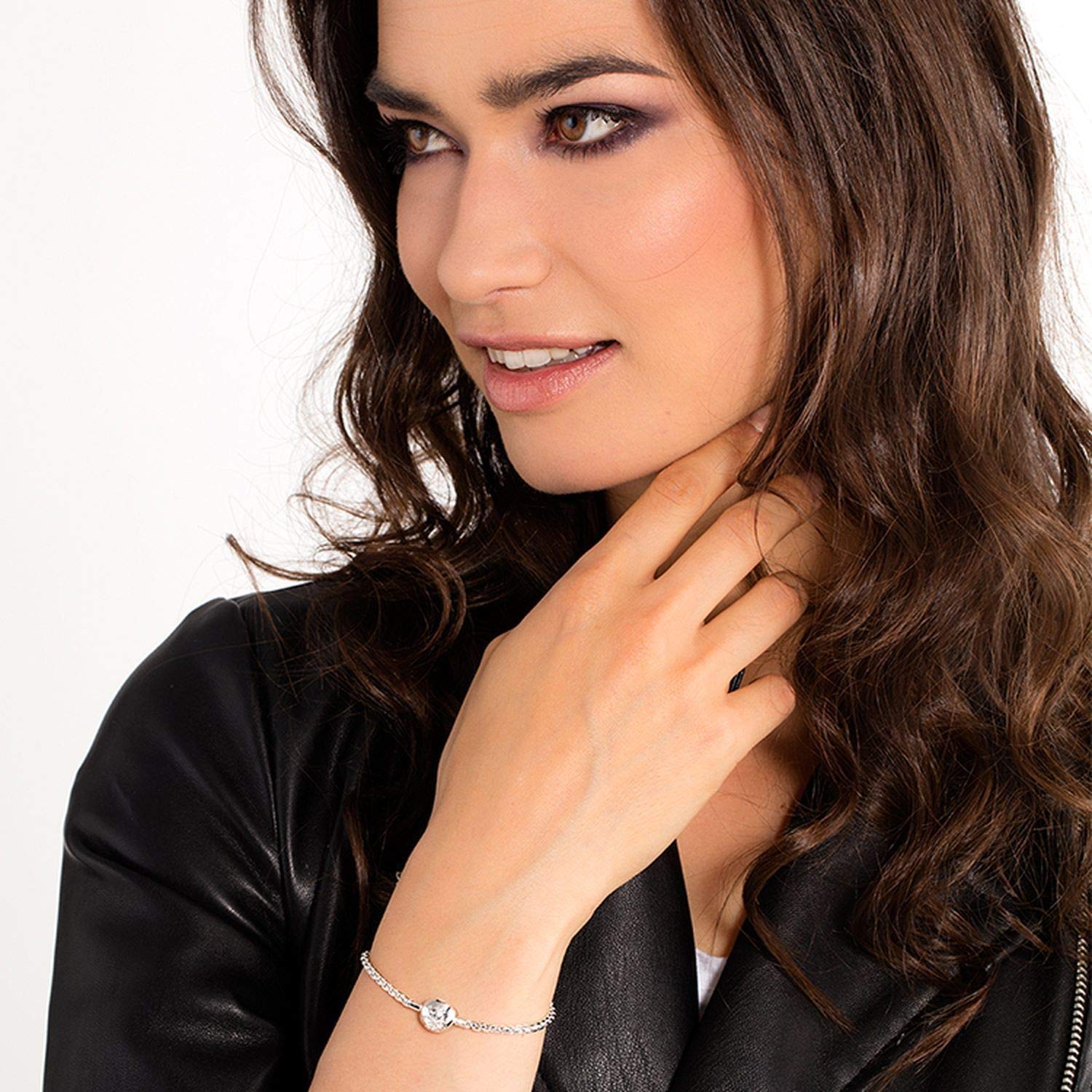 Thomas Sabo Pulsera para Mujer Cuentas Plata de Ley