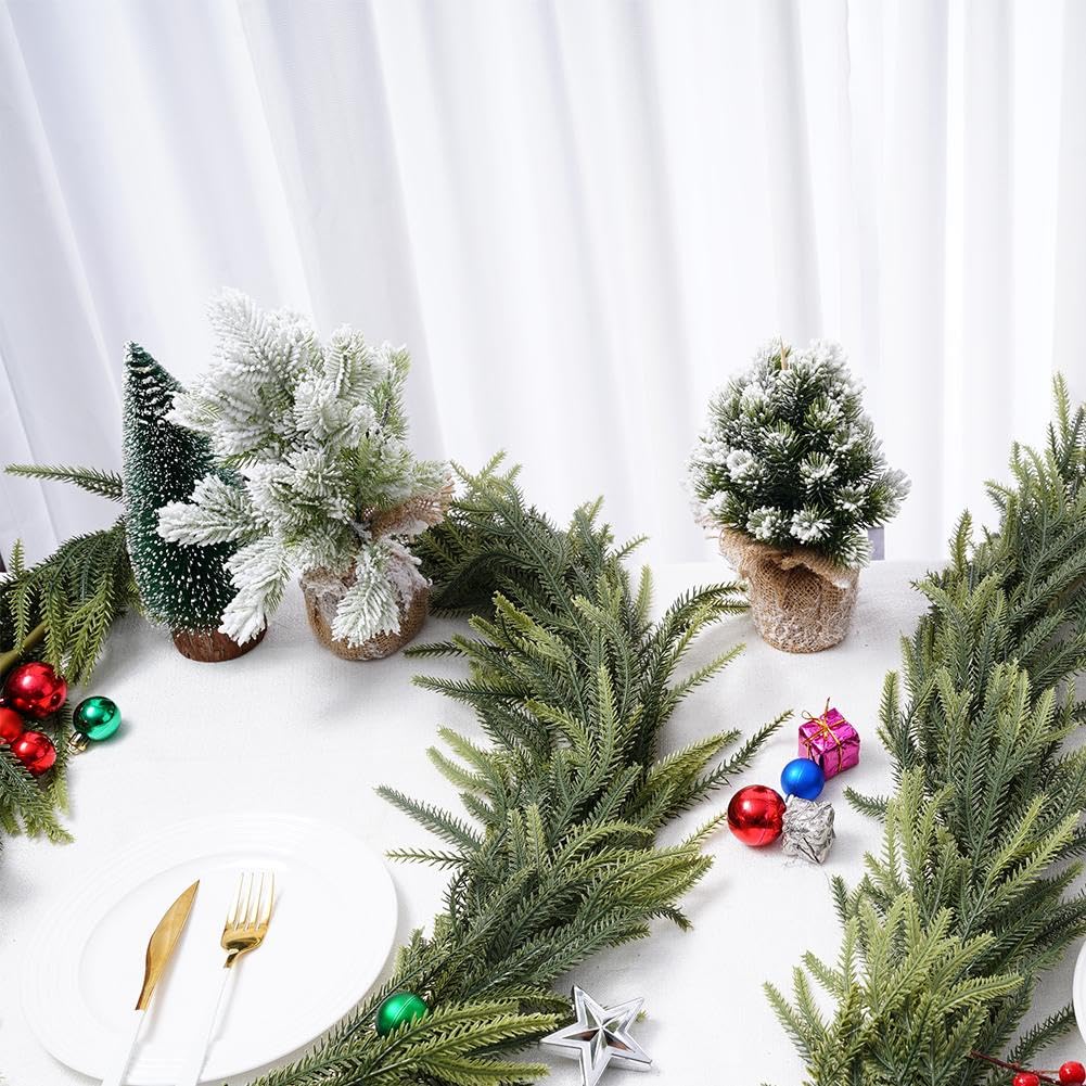 Guirlande De Noël Artificielle Avec Aiguilles De Cèdre Vert