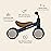 Retrospec Cricket Baby Walker Balance Bike with 4 Wheels for Ages 12-24 Months - Baby Toys & Toddler Toys for 1 Year Olds - Ride On Bicycle - Boys & Girls