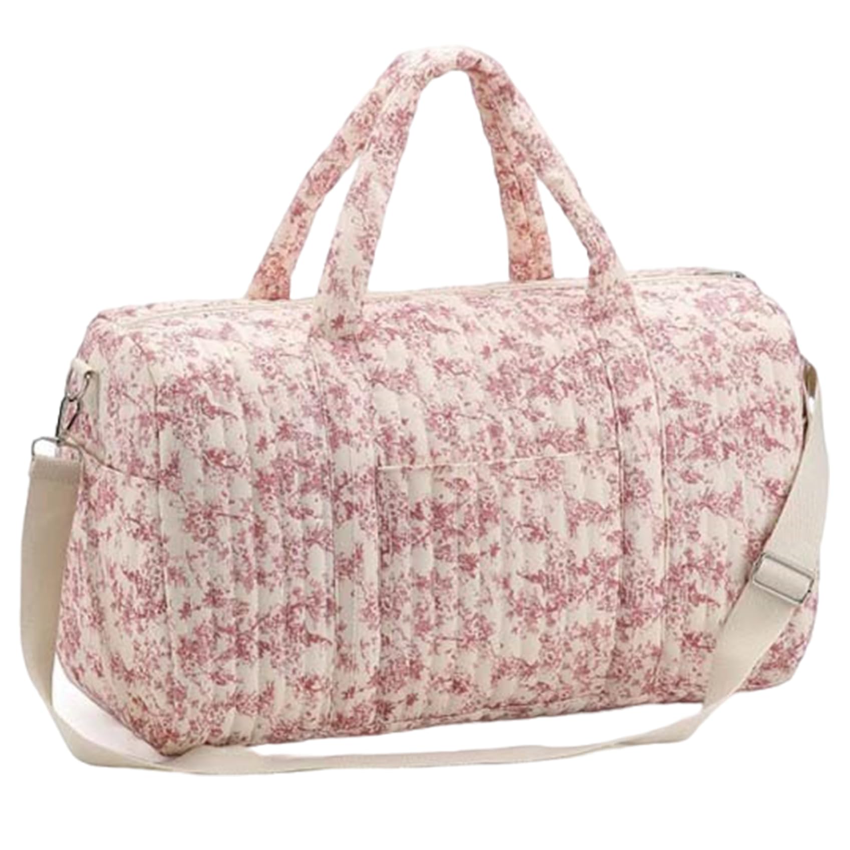 Sac de Sport, 18x8, 7x11, Sac de Voyage Portable à Motifs Floraux Doux avec Sangle pour Les Voyages en Plein air Femmes Filles, Urlaubsdekor
