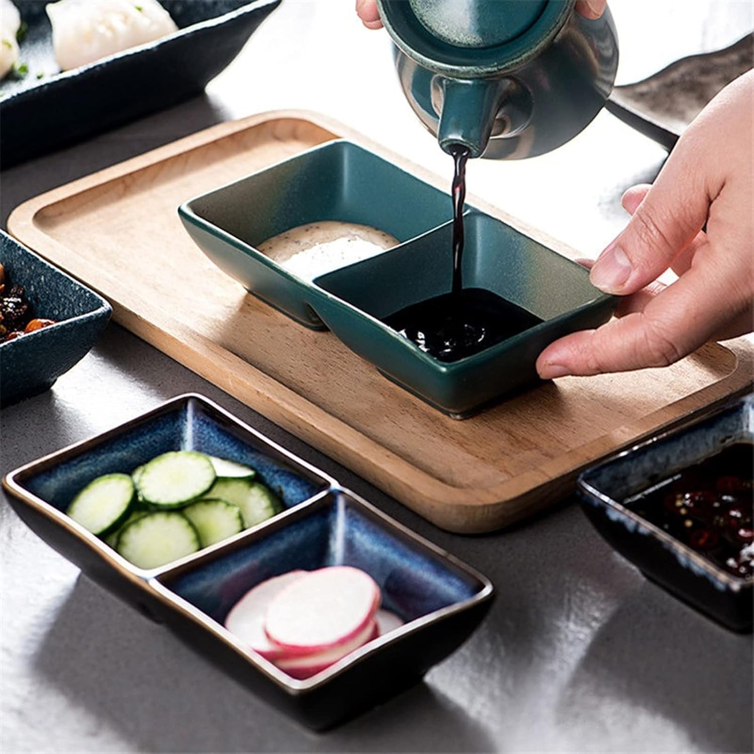 【新品未使用】美濃焼 五色小鉢　陶器　皿　ボウル 10個セット　カラフル 美濃焼 陶器 五色小鉢 皿 ボウル 10個セット カラフル 食器のセット 和食器