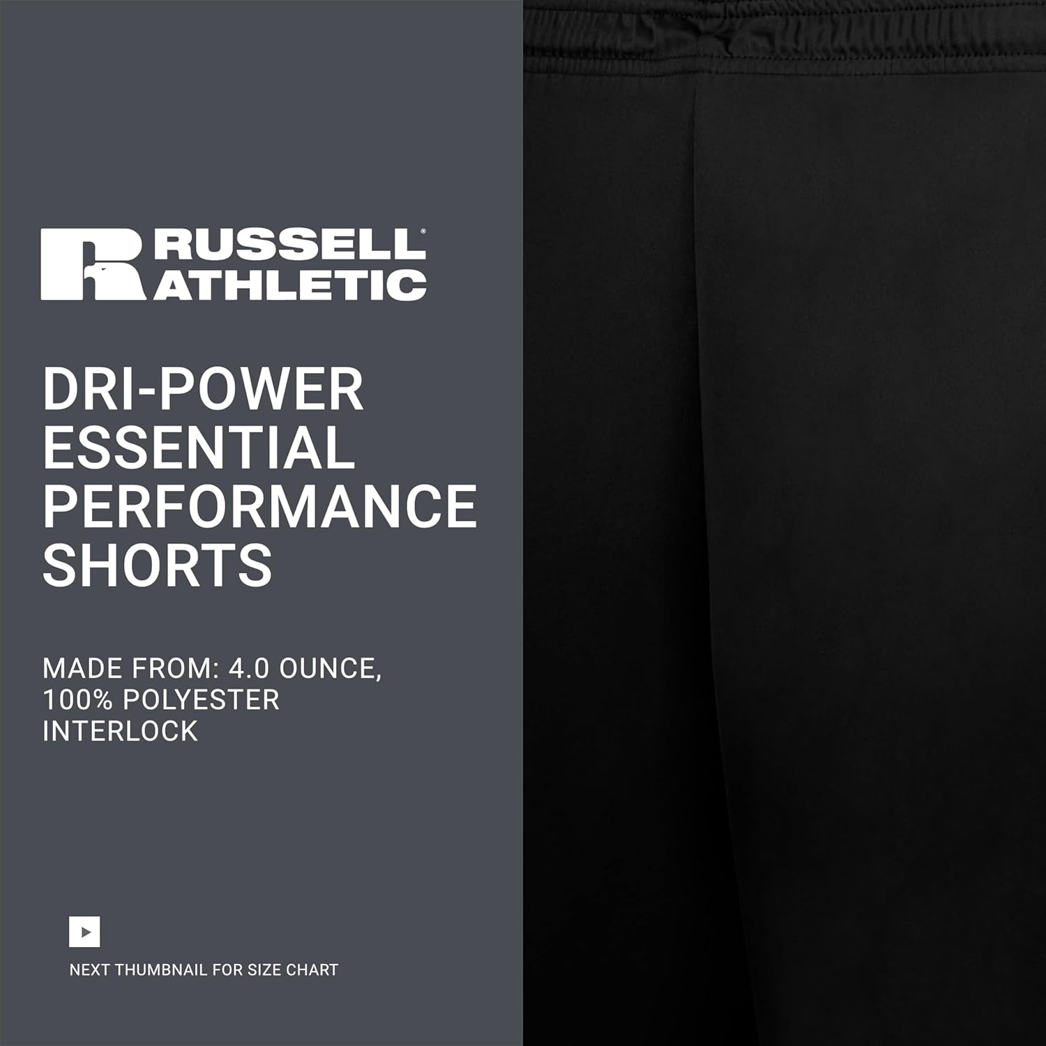 Russell Athletic Mens Dri-Power Essential Performance 7" Shorts - Image 6